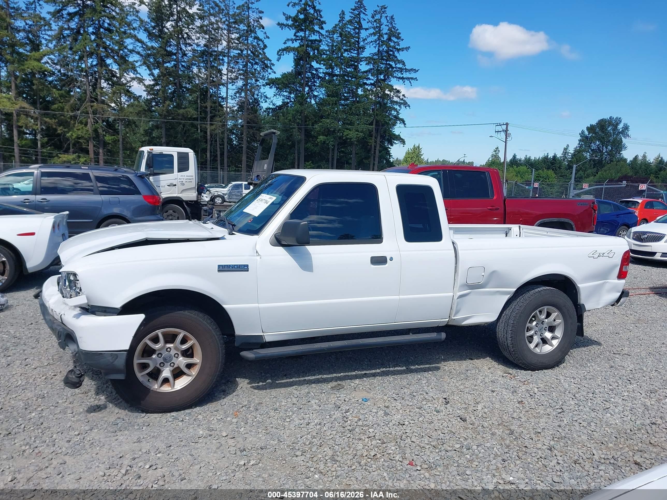 2011 Ford Ranger Sport/xlt Белый vin: 1FTLR4FE4BPA37382