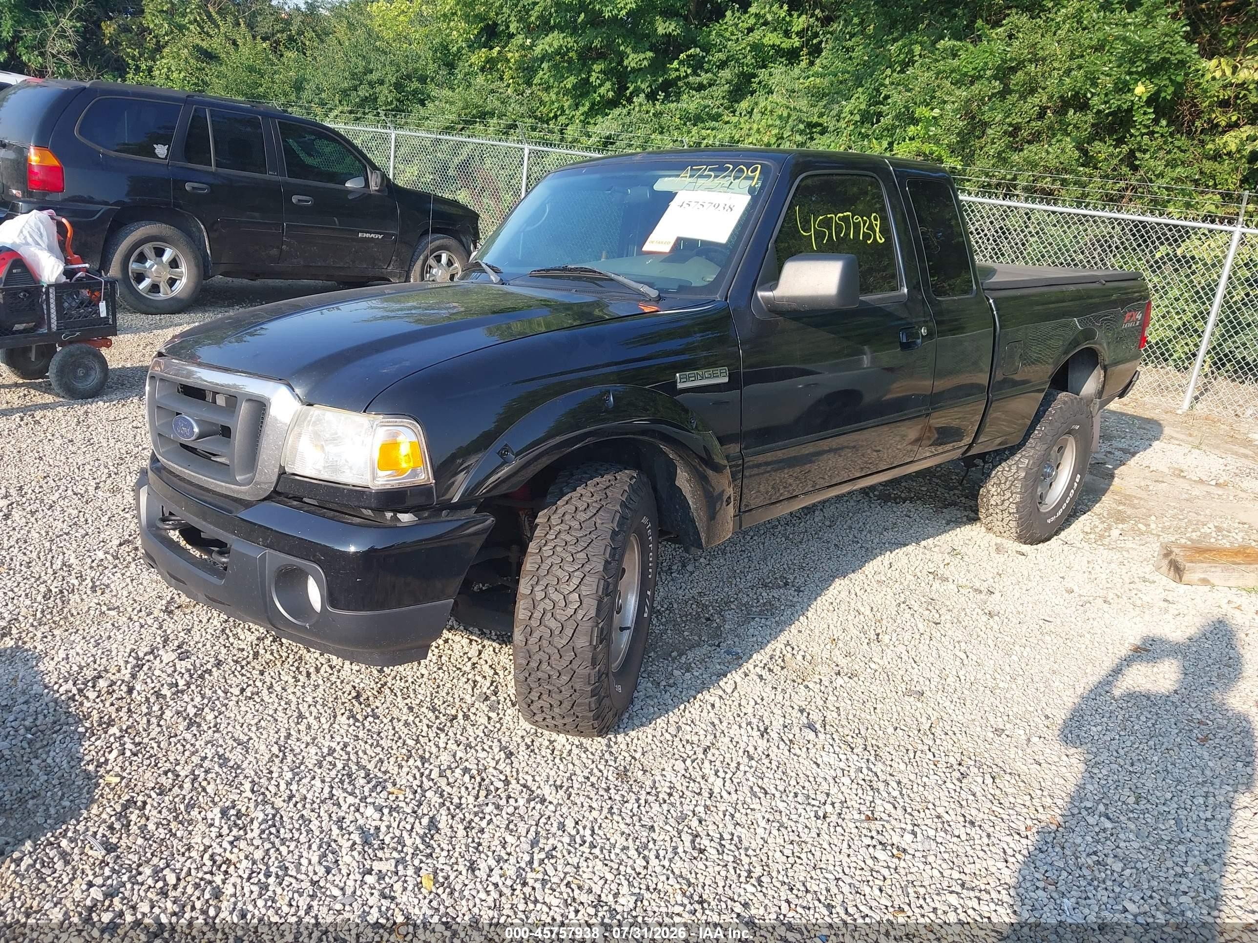 2011 Ford Ranger Sport Black vin: 1FTLR4FE4BPA75209