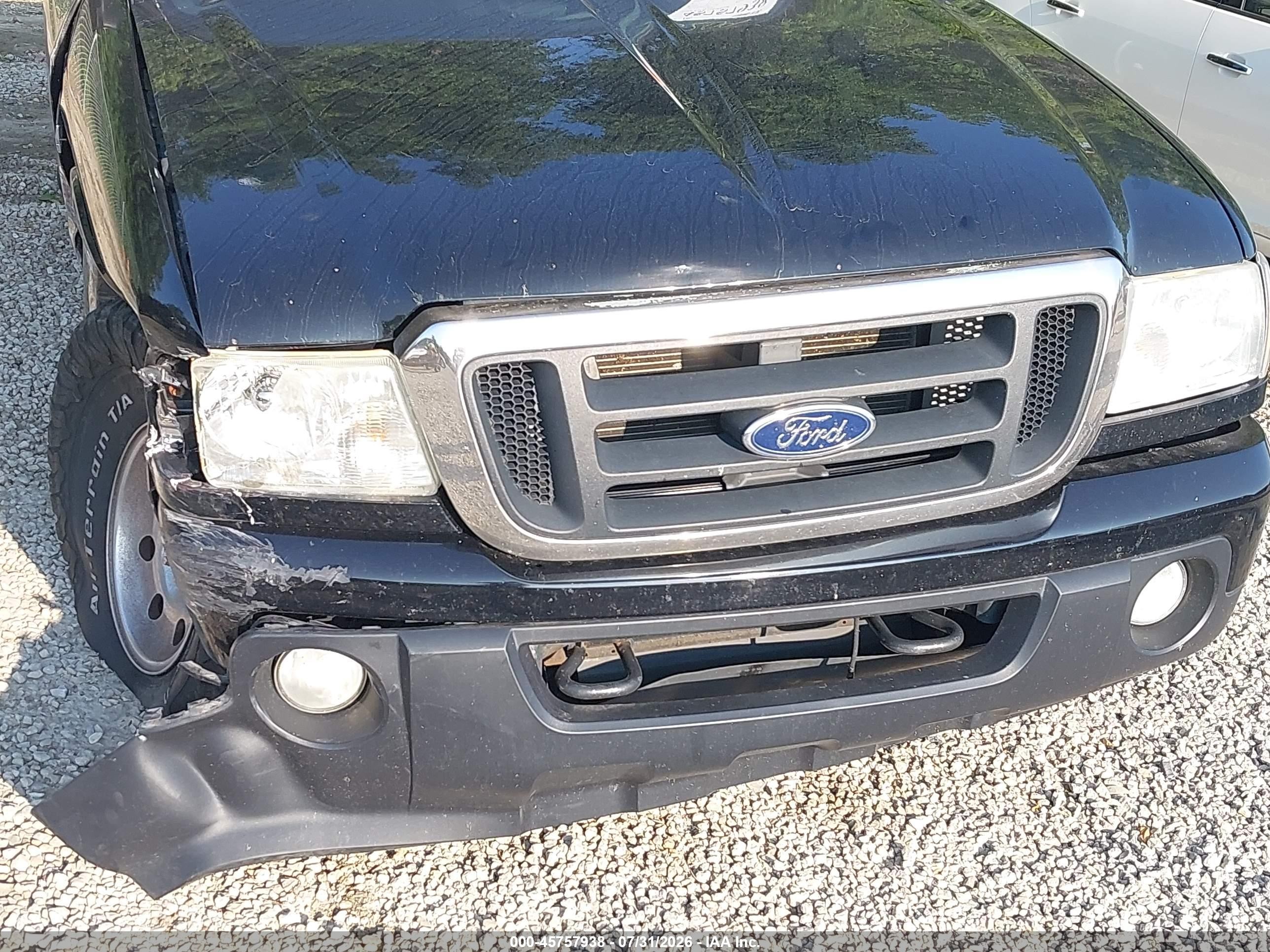 2011 Ford Ranger Sport Black vin: 1FTLR4FE4BPA75209