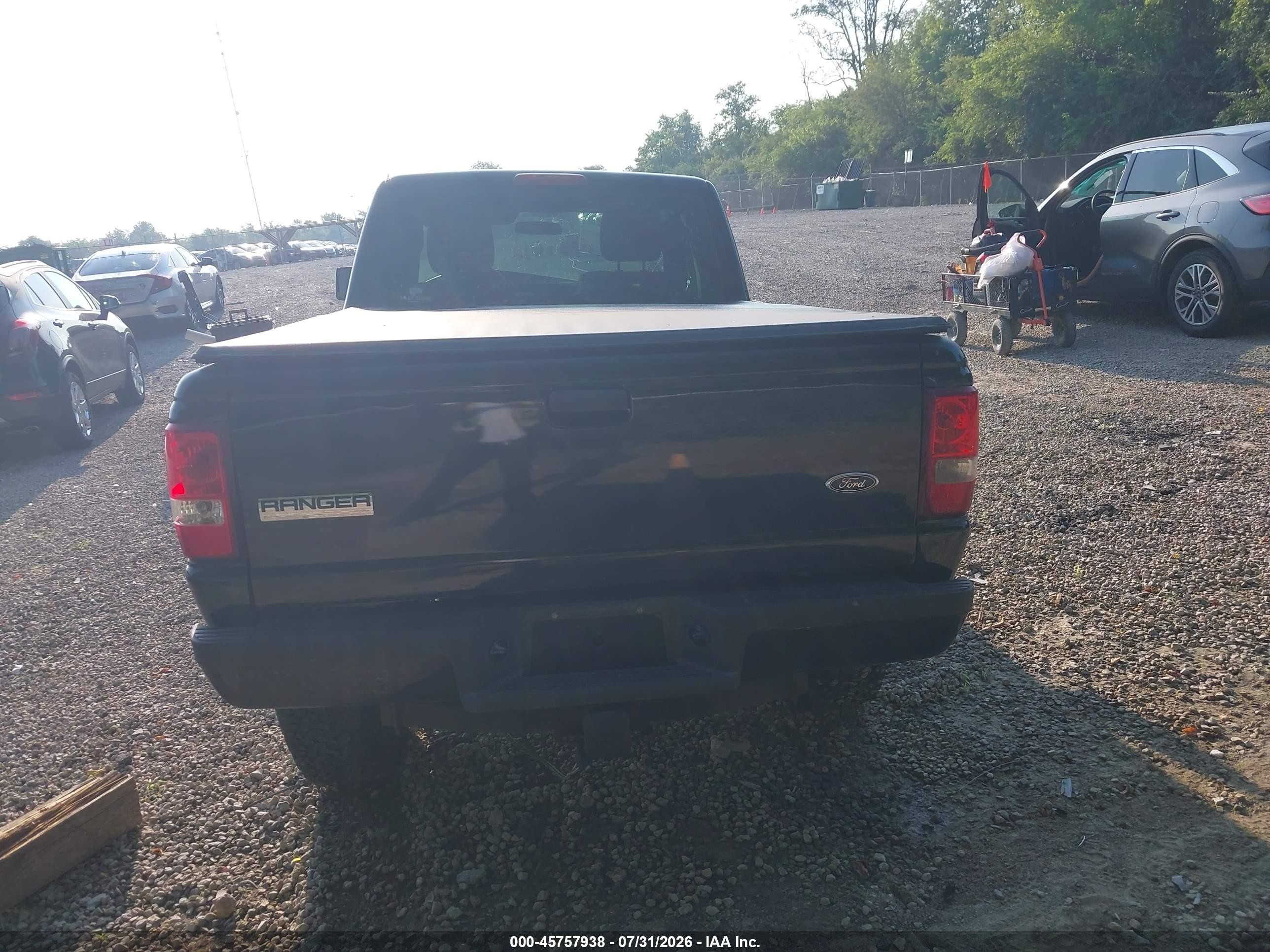 2011 Ford Ranger Sport Black vin: 1FTLR4FE4BPA75209