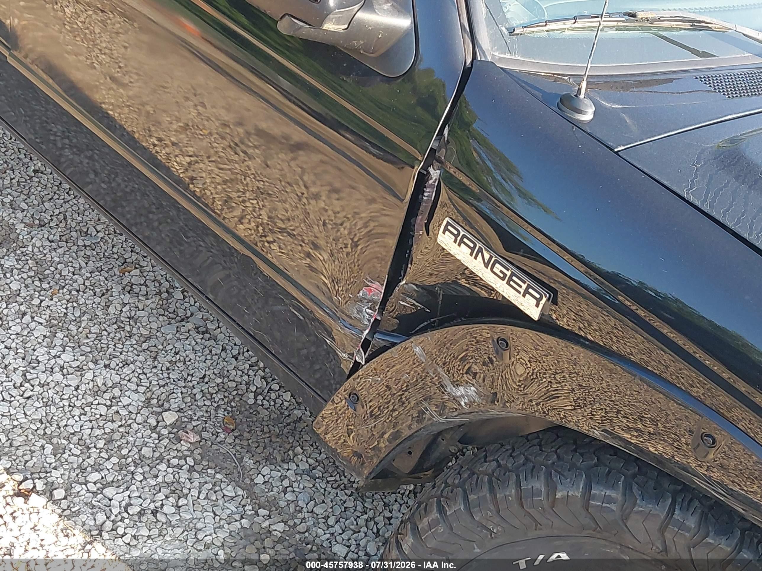 2011 Ford Ranger Sport Black vin: 1FTLR4FE4BPA75209