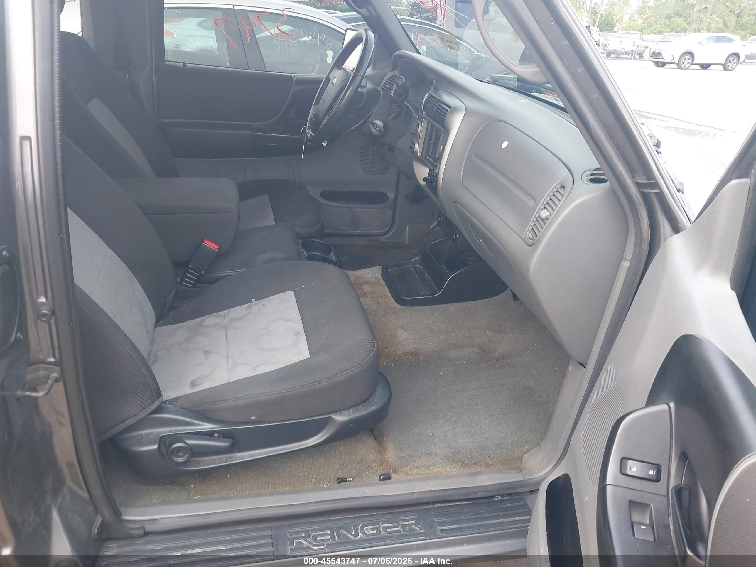 2011 Ford Ranger Sport/xlt Gray vin: 1FTLR4FE4BPA96982