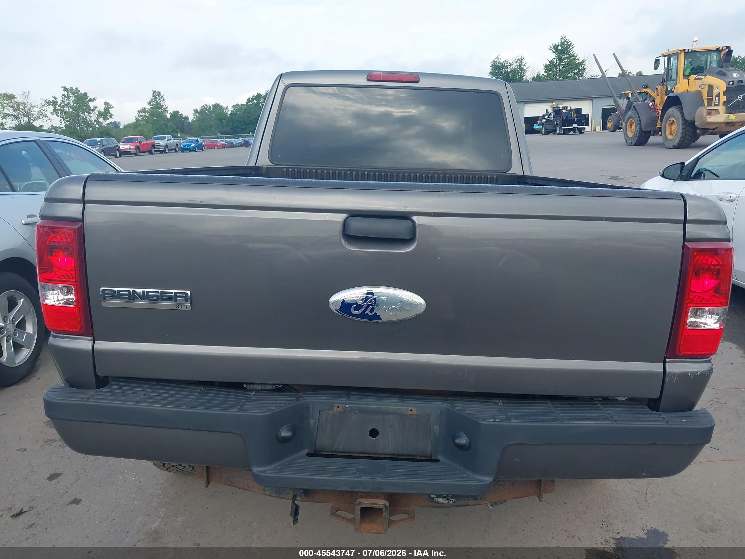 2011 Ford Ranger Sport/xlt Gray vin: 1FTLR4FE4BPA96982