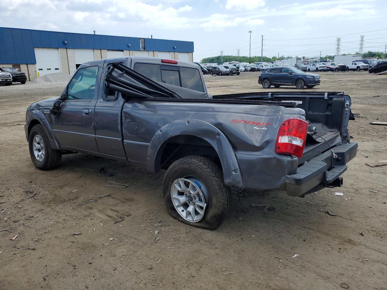 2011 Ford Ranger Super Cab Gray vin: 1FTLR4FE4BPB09682