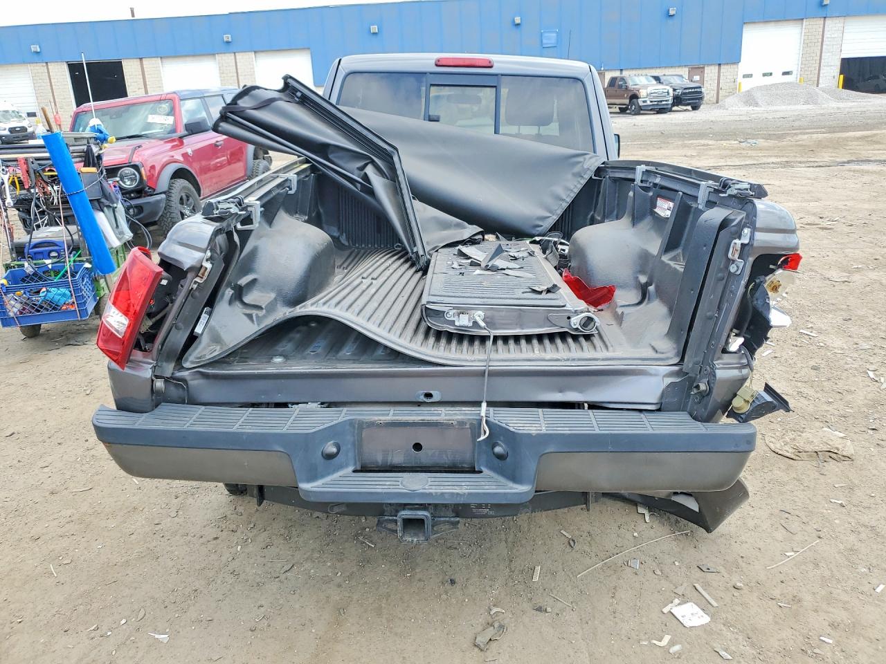 2011 Ford Ranger Super Cab Gray vin: 1FTLR4FE4BPB09682