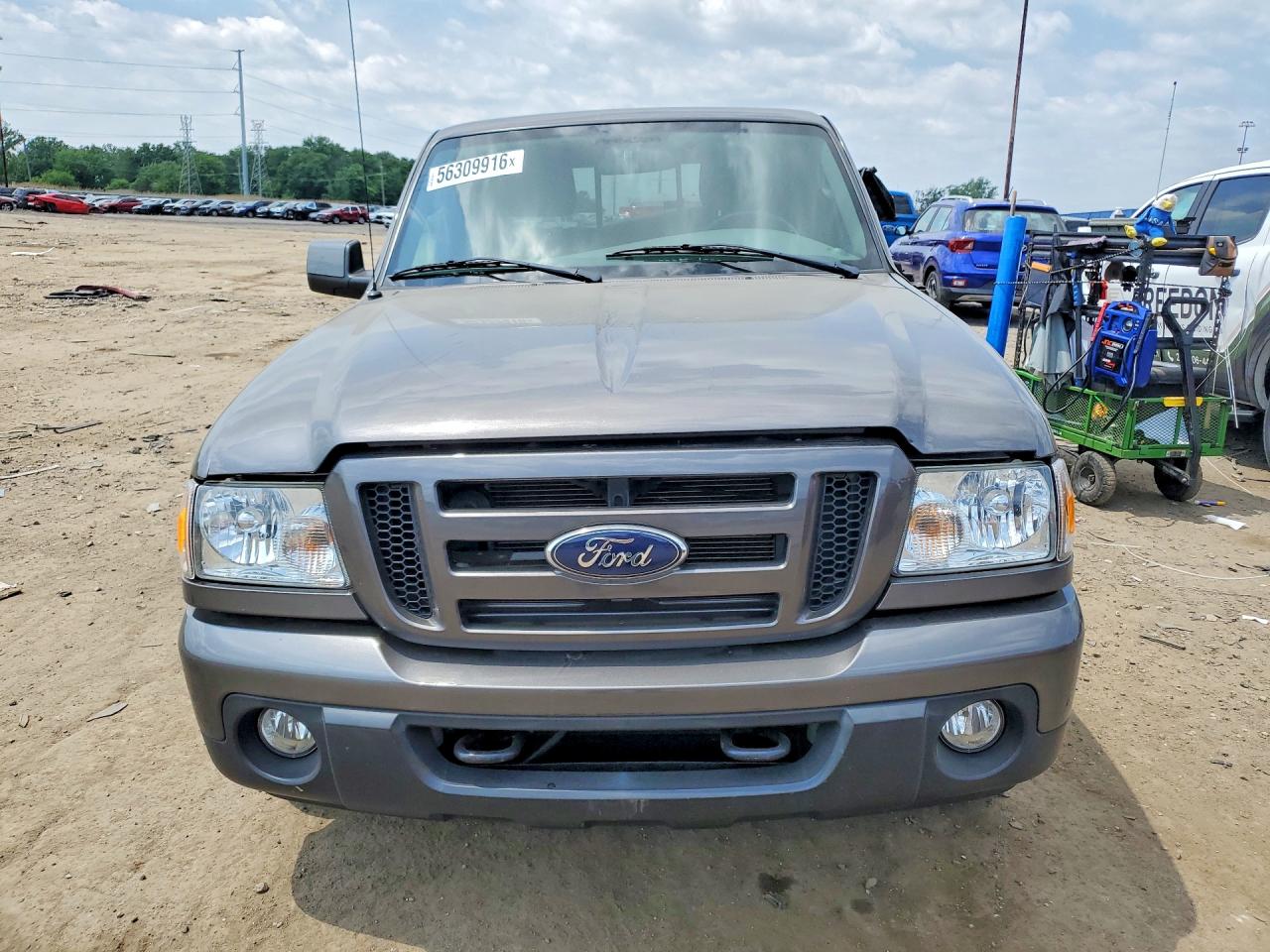 2011 Ford Ranger Super Cab Gray vin: 1FTLR4FE4BPB09682