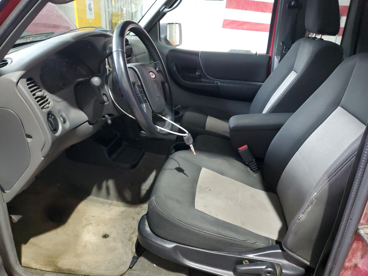 2010 Ford Ranger Super Cab Red vin: 1FTLR4FE5APA00890