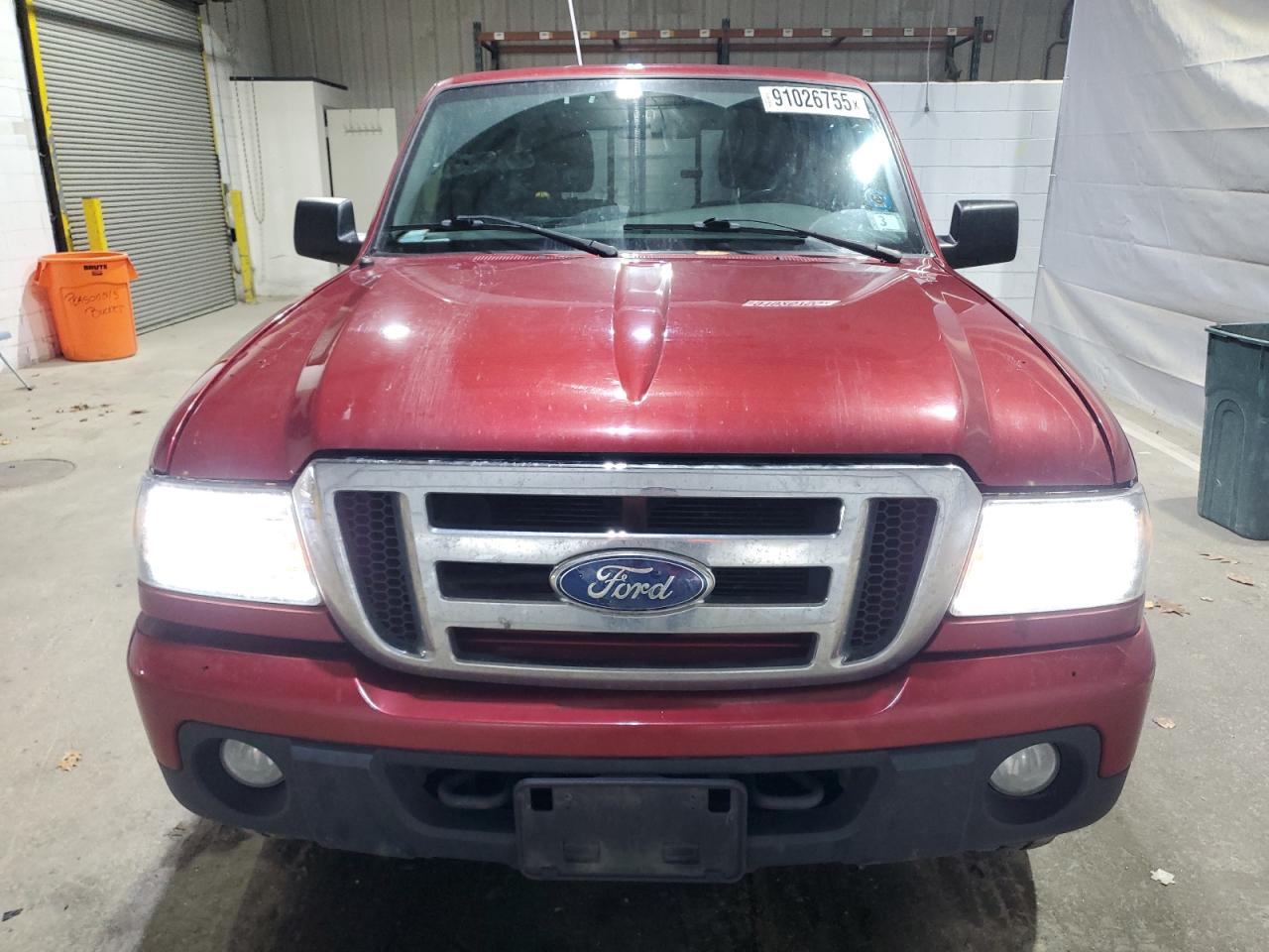 2010 Ford Ranger Super Cab Red vin: 1FTLR4FE5APA00890