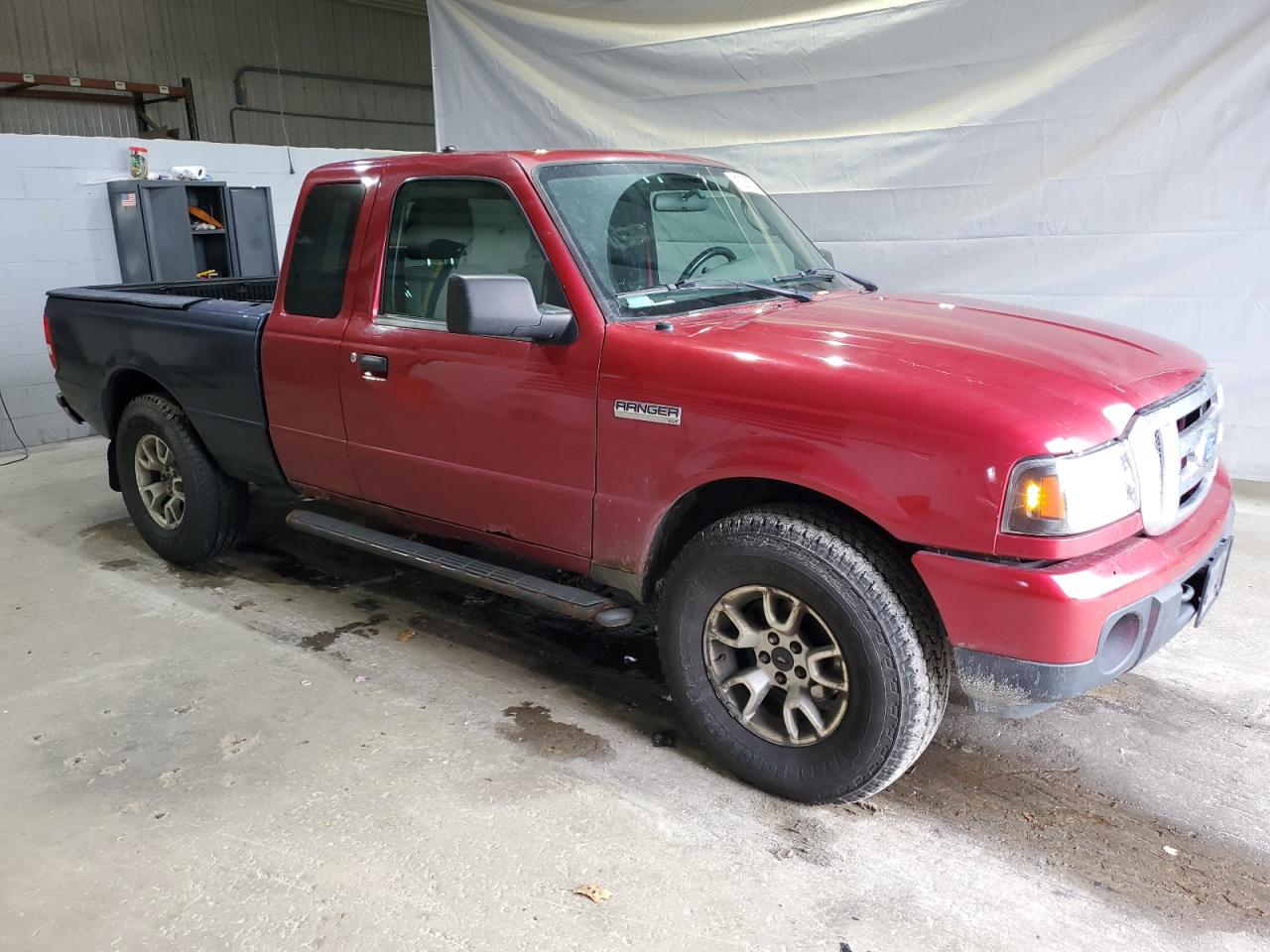 2010 Ford Ranger Super Cab Red vin: 1FTLR4FE5APA00890