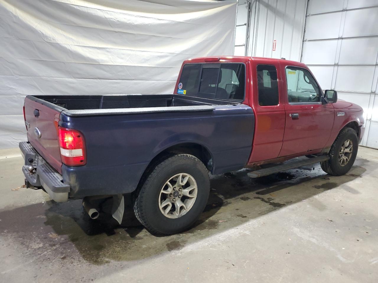 2010 Ford Ranger Super Cab Red vin: 1FTLR4FE5APA00890