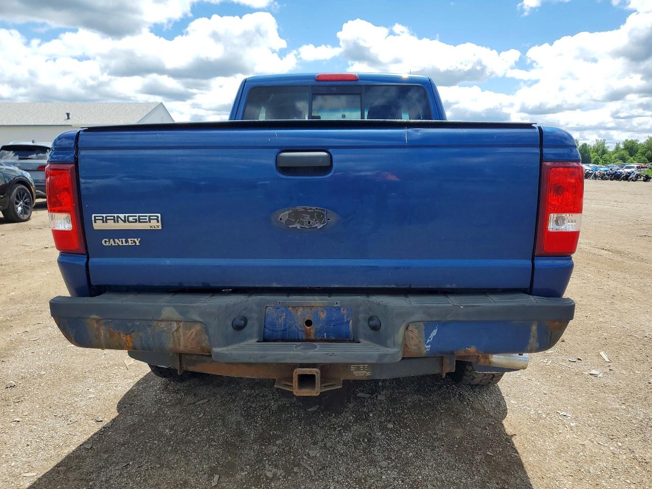 2010 Ford Ranger Super Cab Blue vin: 1FTLR4FE5APA21822