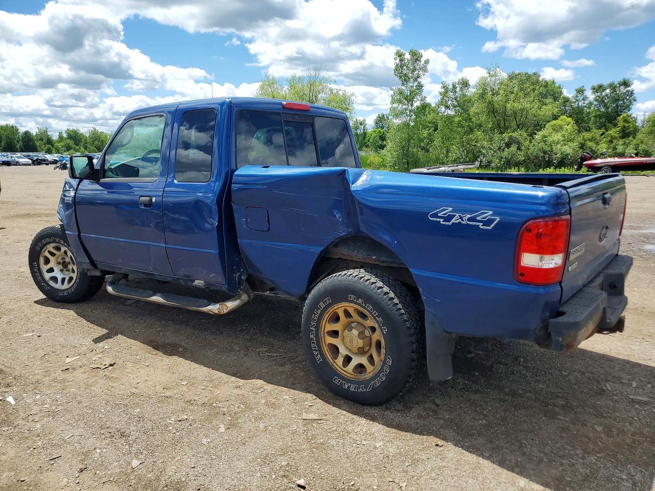 2010 Ford Ranger Super Cab Blue vin: 1FTLR4FE5APA21822