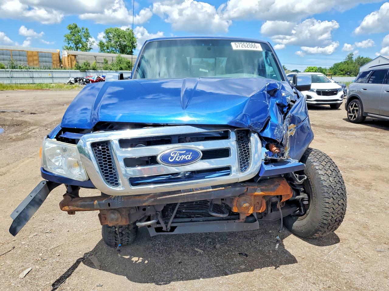2010 Ford Ranger Super Cab Blue vin: 1FTLR4FE5APA21822