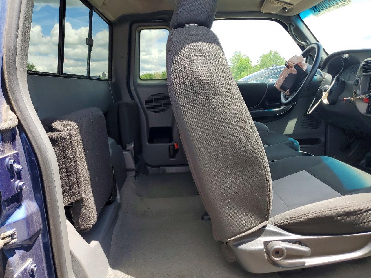 2010 Ford Ranger Super Cab Blue vin: 1FTLR4FE5APA21822