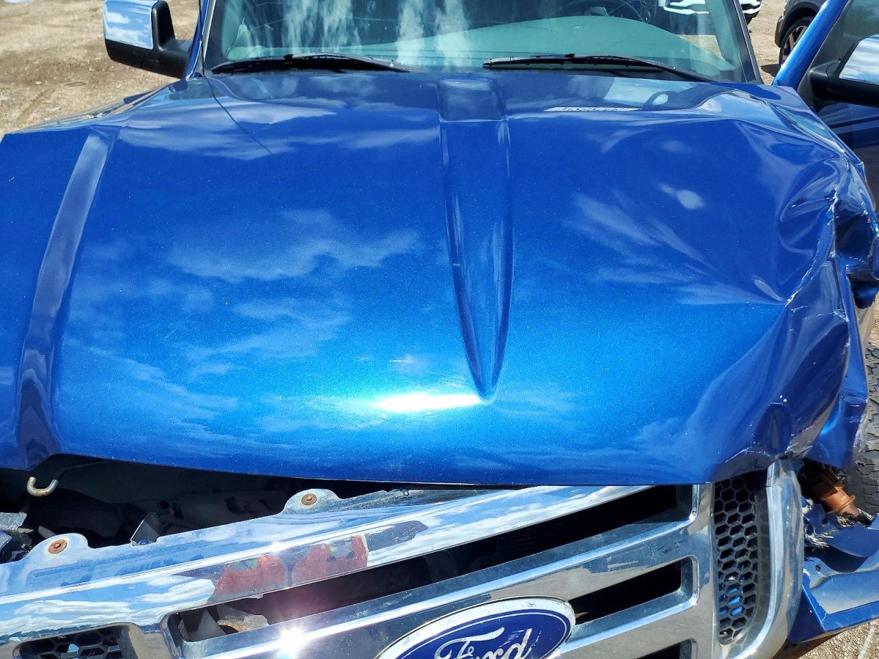 2010 Ford Ranger Super Cab Blue vin: 1FTLR4FE5APA21822