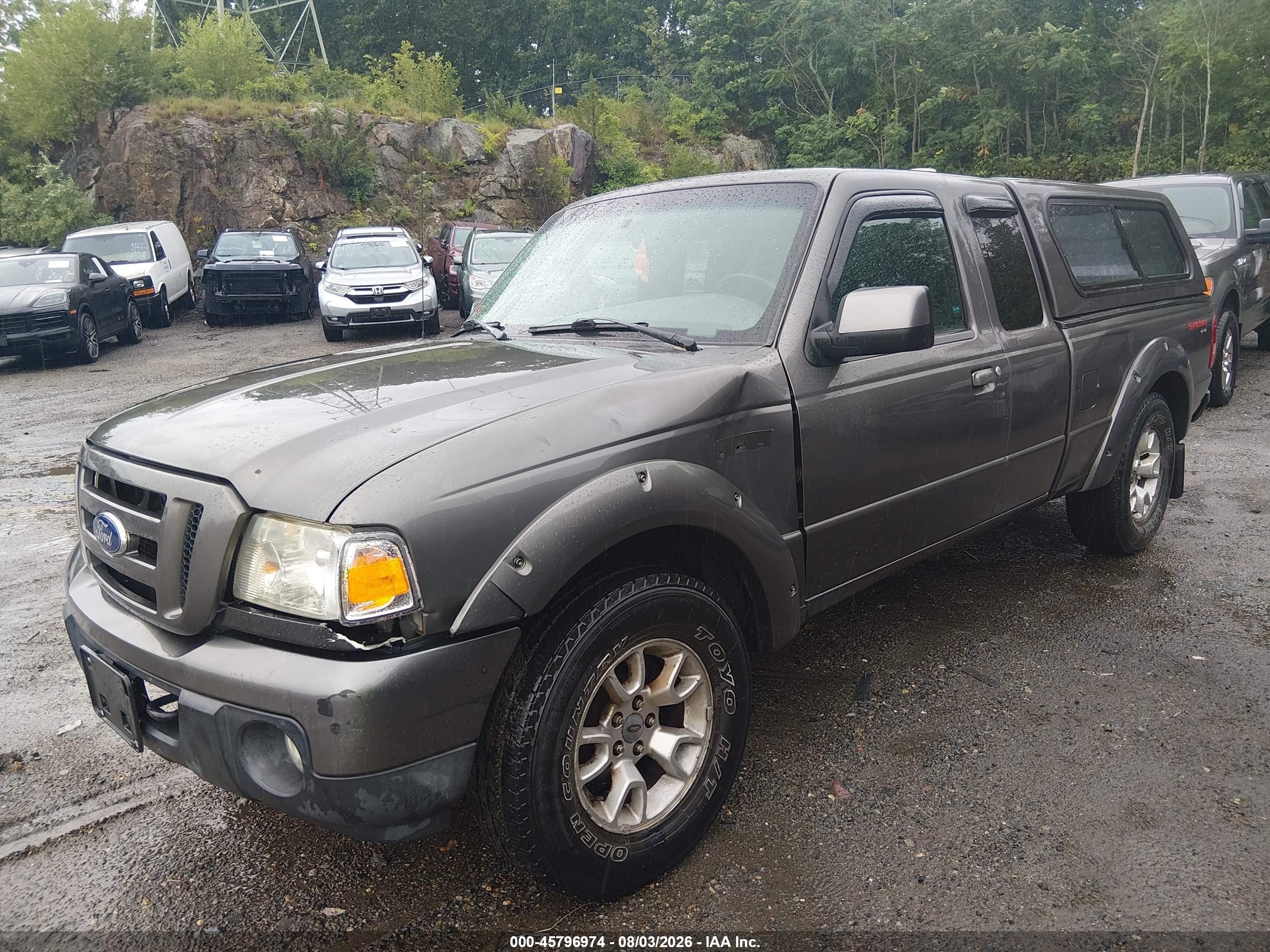 2010 Ford Ranger Sport/xlt Gray vin: 1FTLR4FE5APA29533