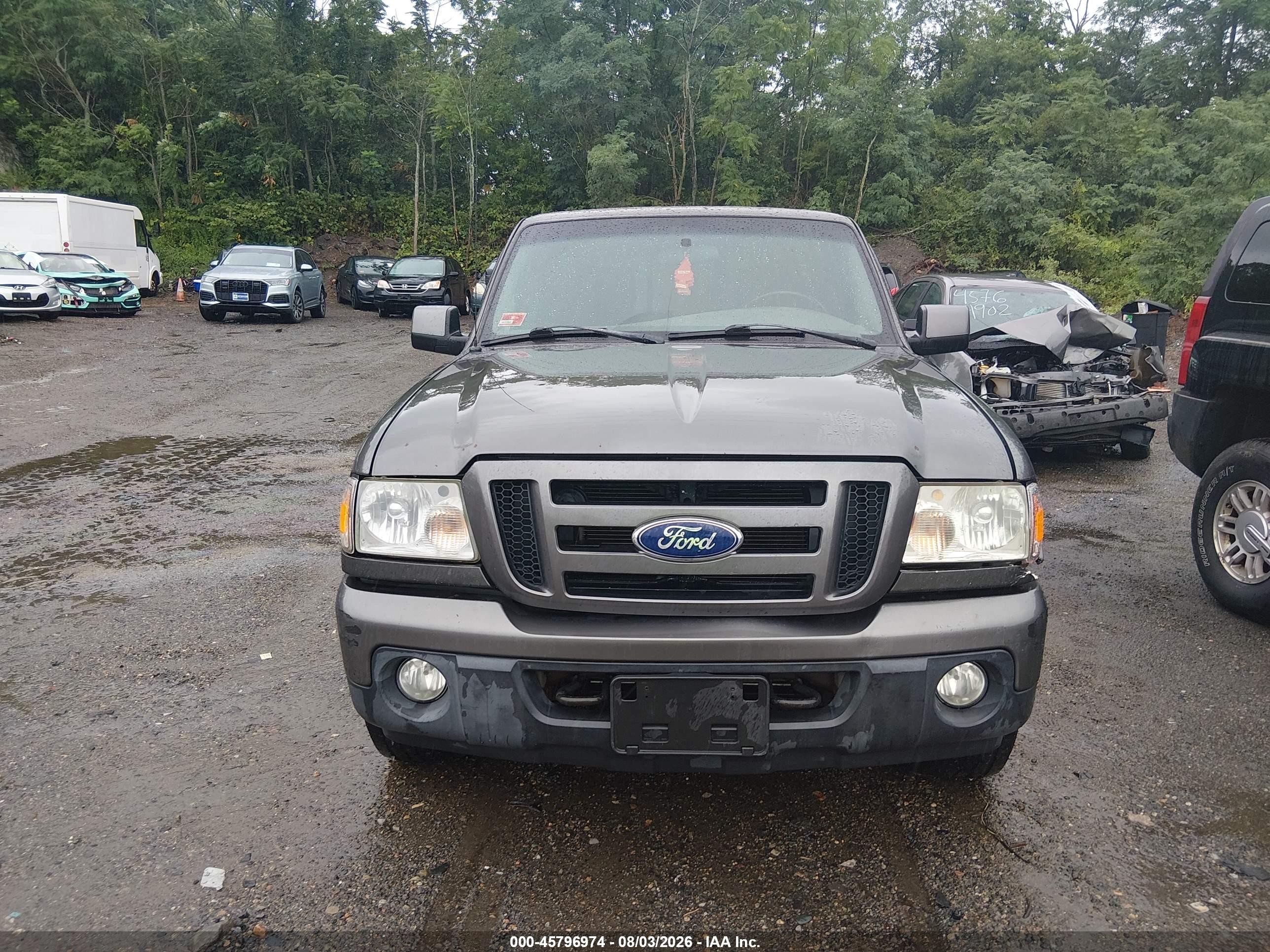 2010 Ford Ranger Sport/xlt Gray vin: 1FTLR4FE5APA29533