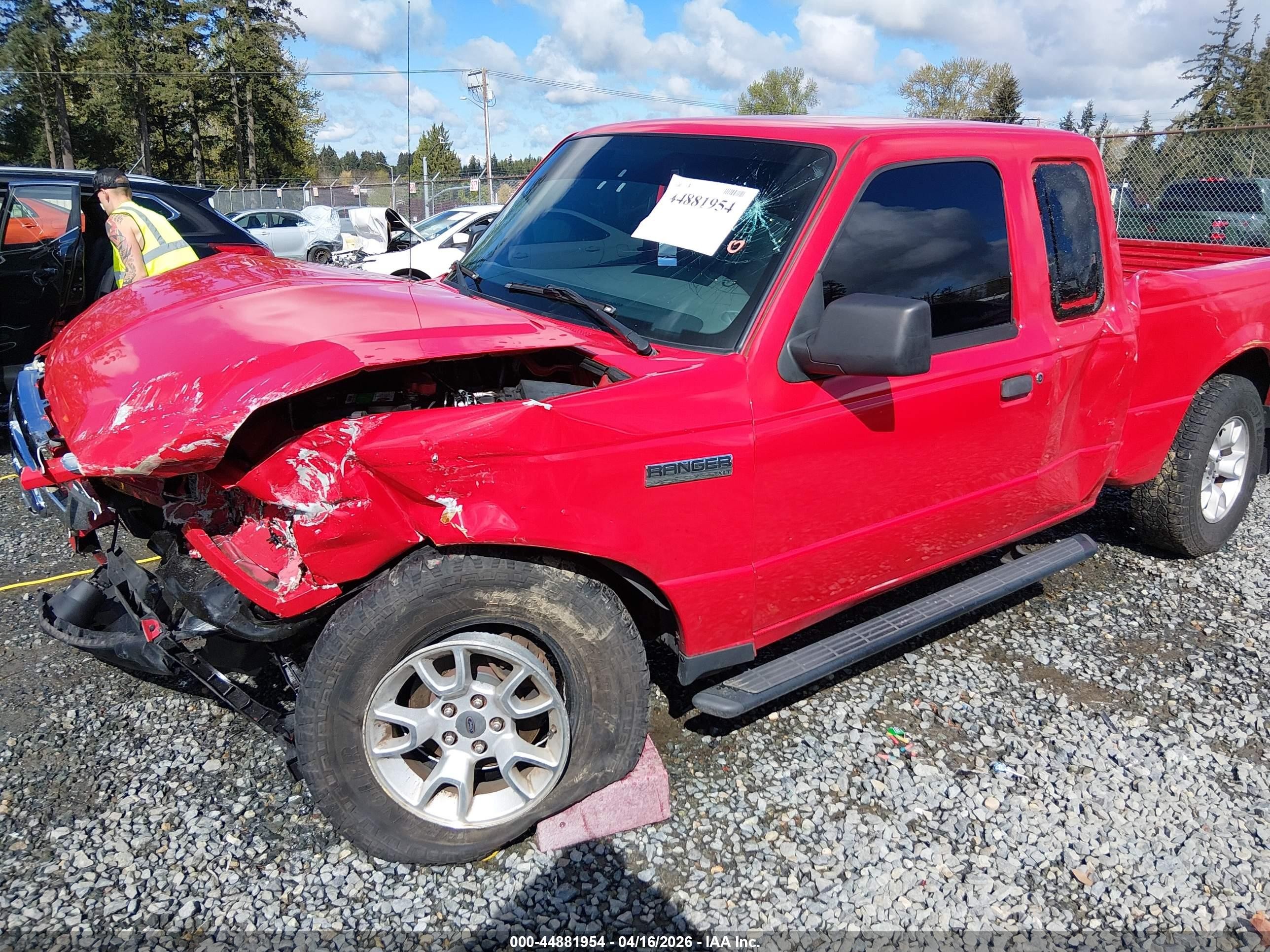 2010 Ford Ranger Sport/xlt Red vin: 1FTLR4FE5APA30732