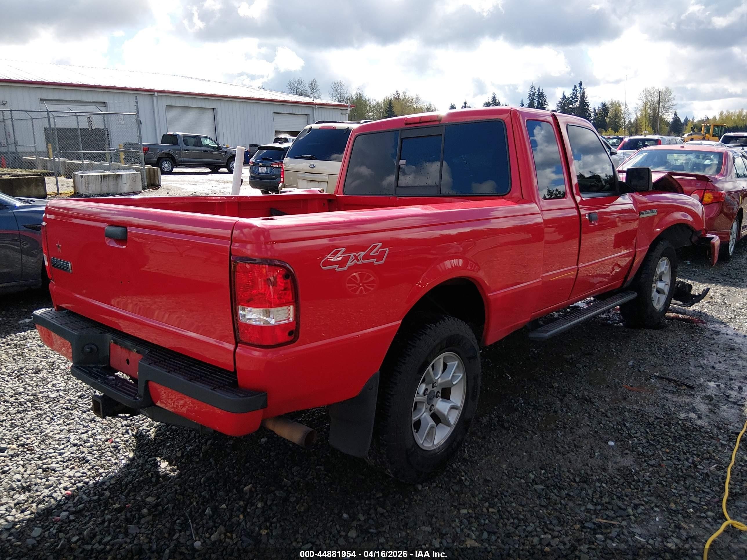 2010 Ford Ranger Sport/xlt Red vin: 1FTLR4FE5APA30732