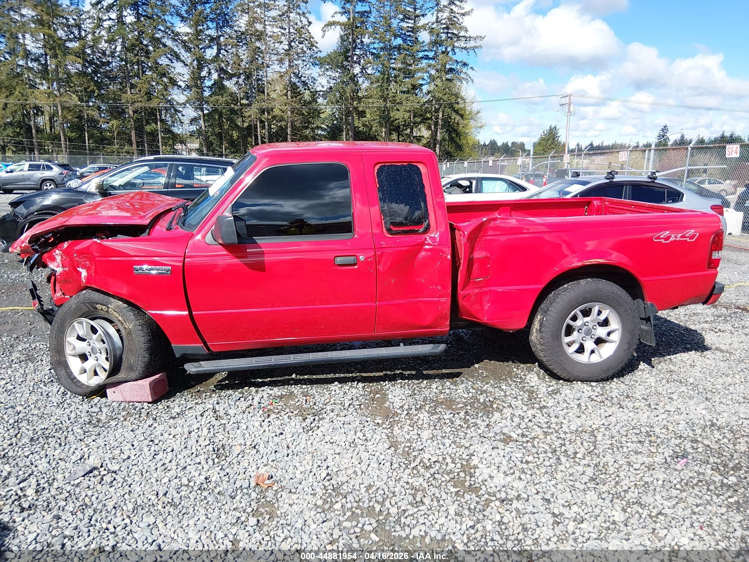 2010 Ford Ranger Sport/xlt Red vin: 1FTLR4FE5APA30732