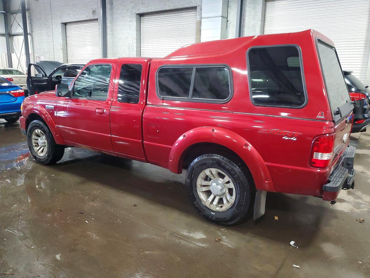 2010 Ford Ranger Super Cab Red vin: 1FTLR4FE5APA46882
