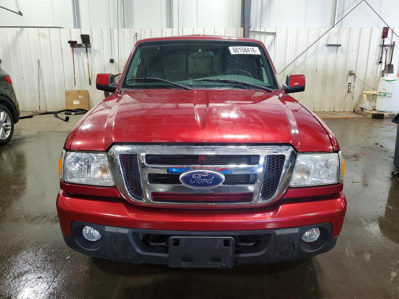 2010 Ford Ranger Super Cab Red vin: 1FTLR4FE5APA46882