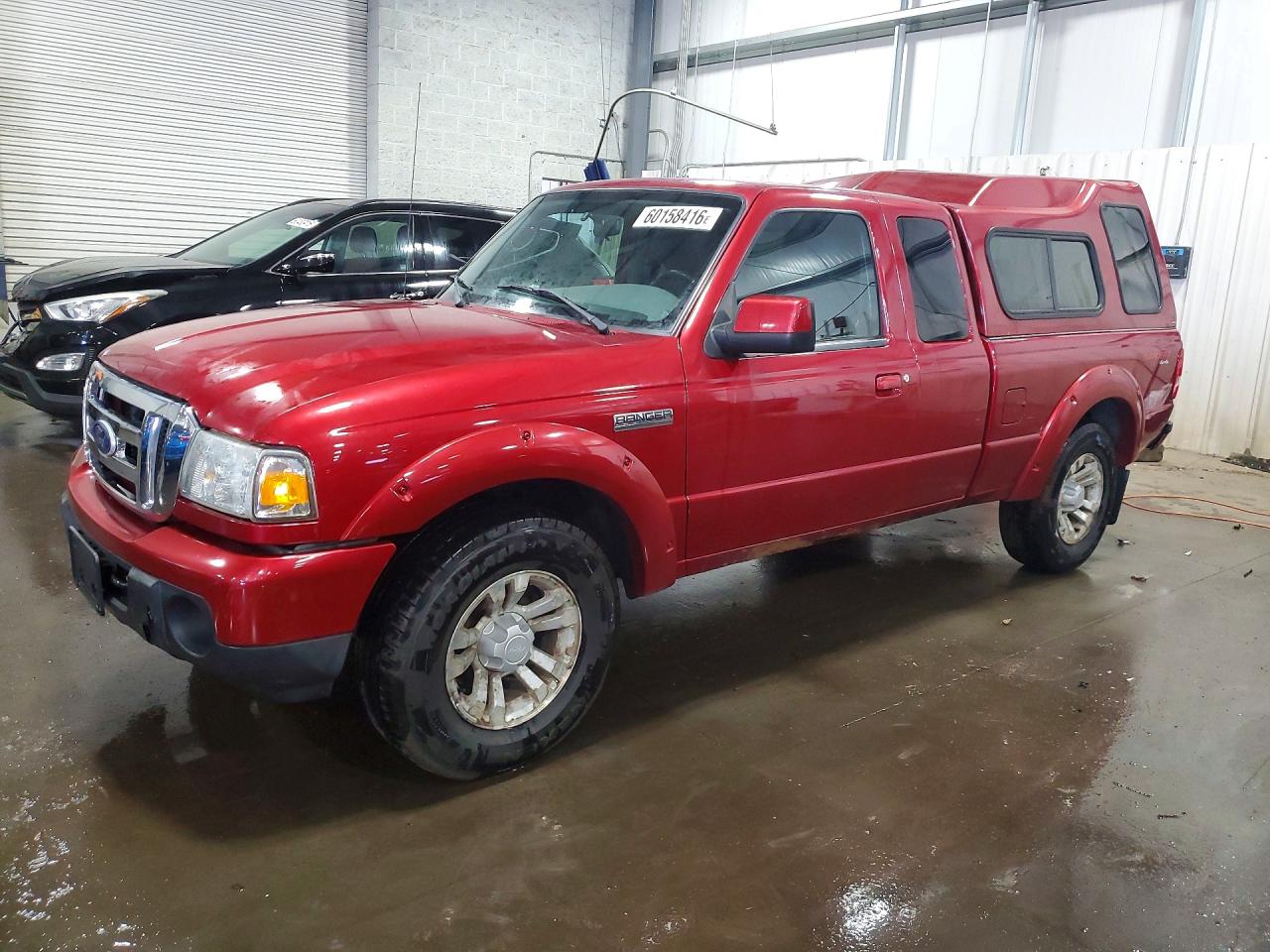 2010 Ford Ranger Super Cab Red vin: 1FTLR4FE5APA46882