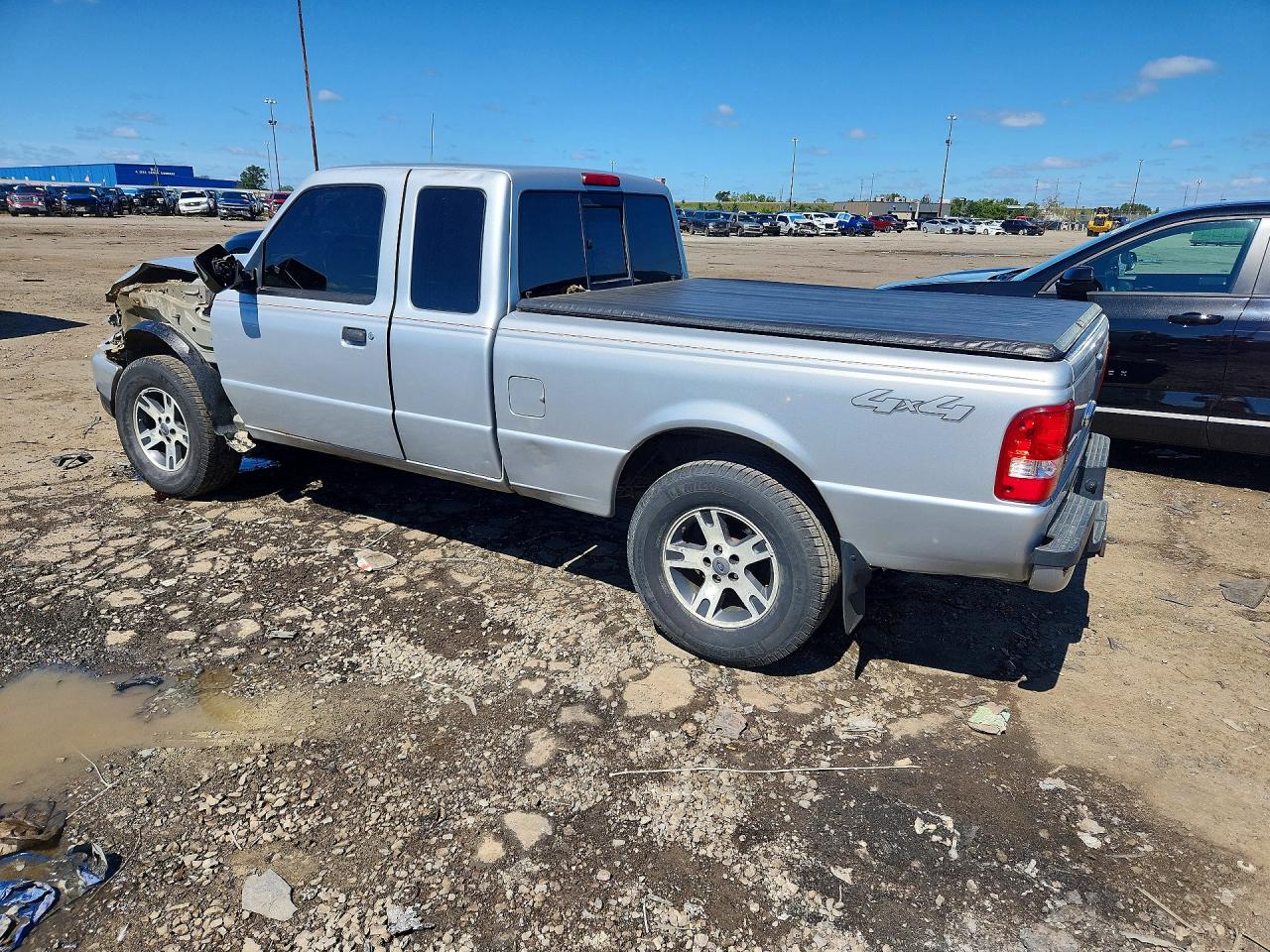 2010 Ford Ranger Super Cab Silver vin: 1FTLR4FE5APA78649