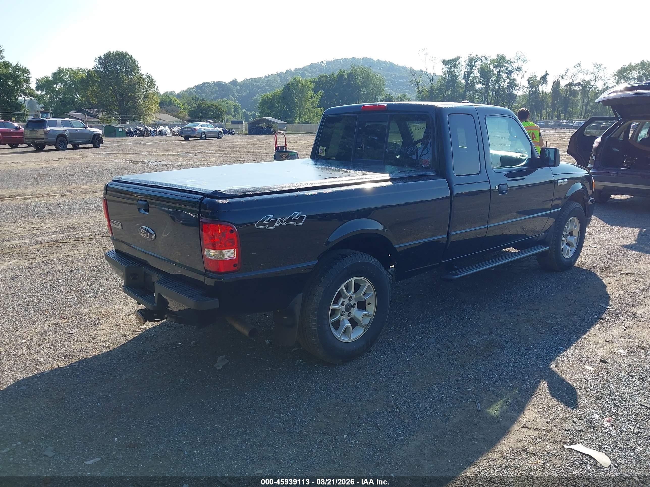 2011 Ford Ranger Xlt Black vin: 1FTLR4FE5BPA01961