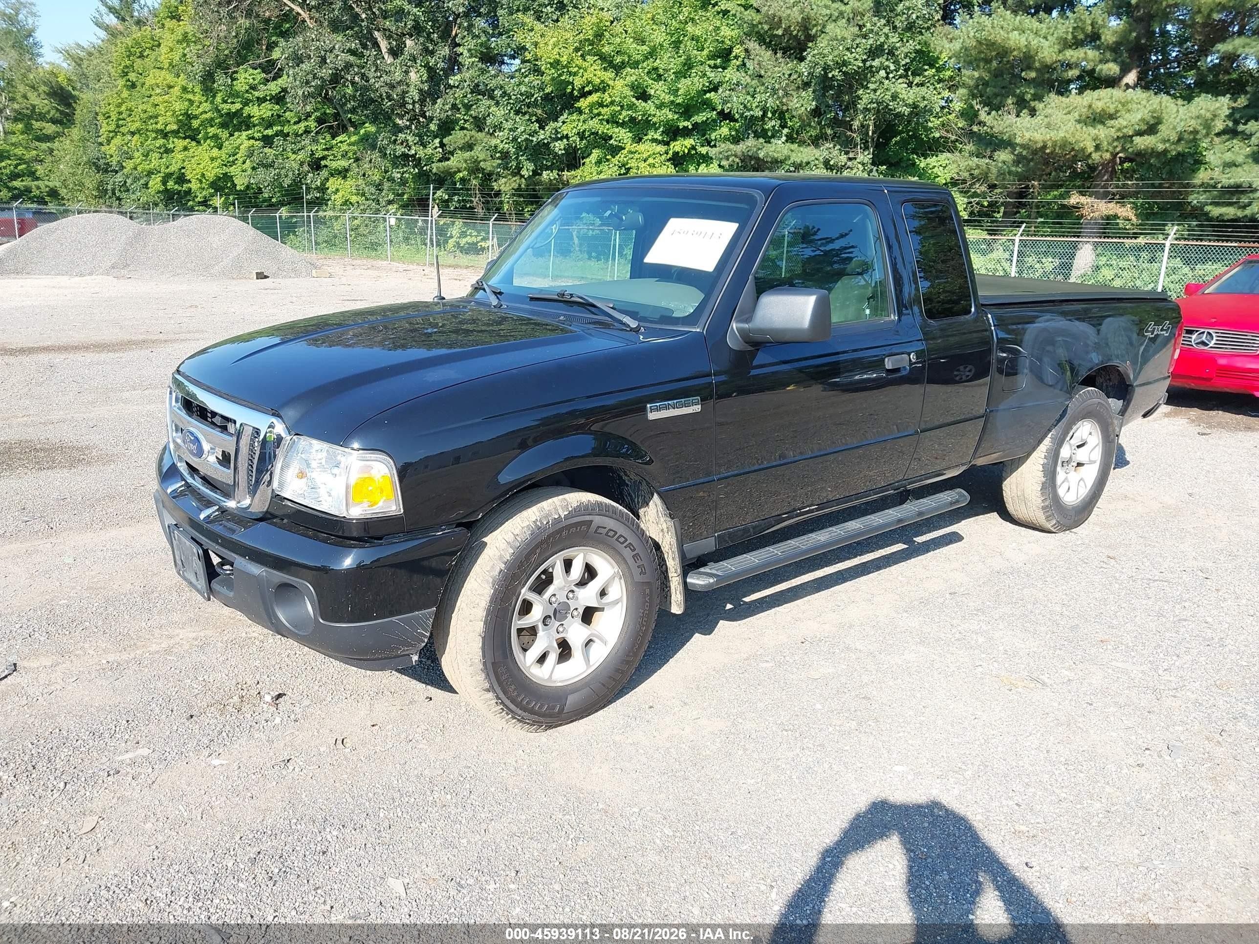 2011 Ford Ranger Xlt Black vin: 1FTLR4FE5BPA01961