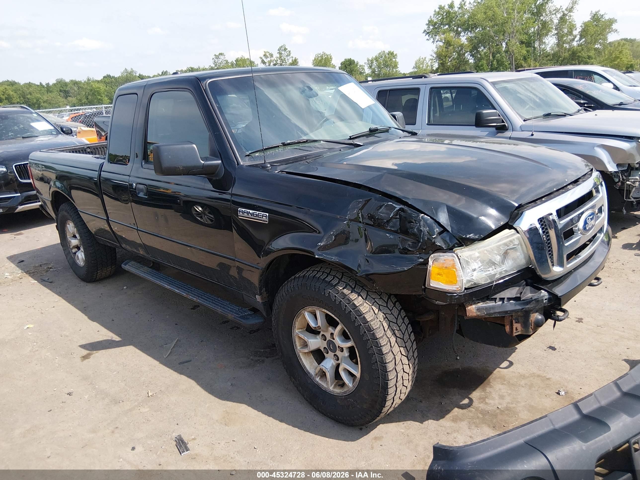 2011 Ford Ranger Xlt Black vin: 1FTLR4FE5BPA13723