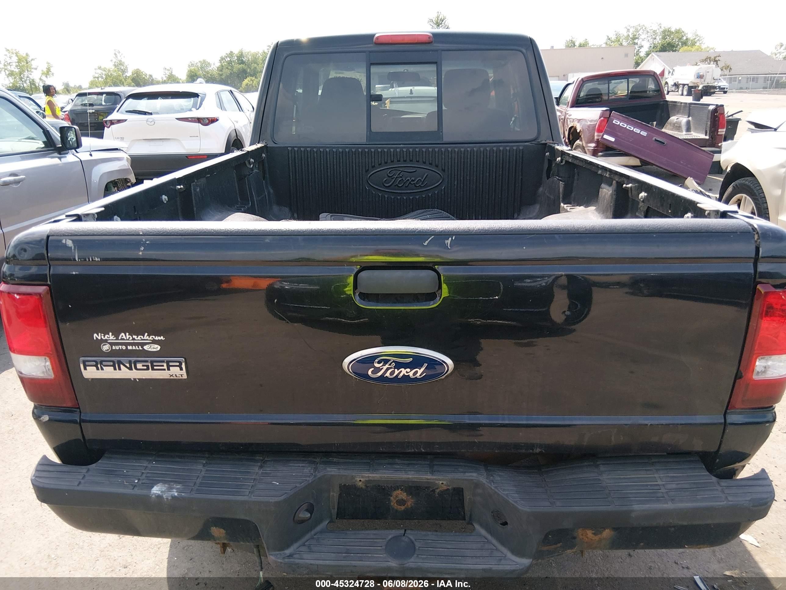 2011 Ford Ranger Xlt Black vin: 1FTLR4FE5BPA13723