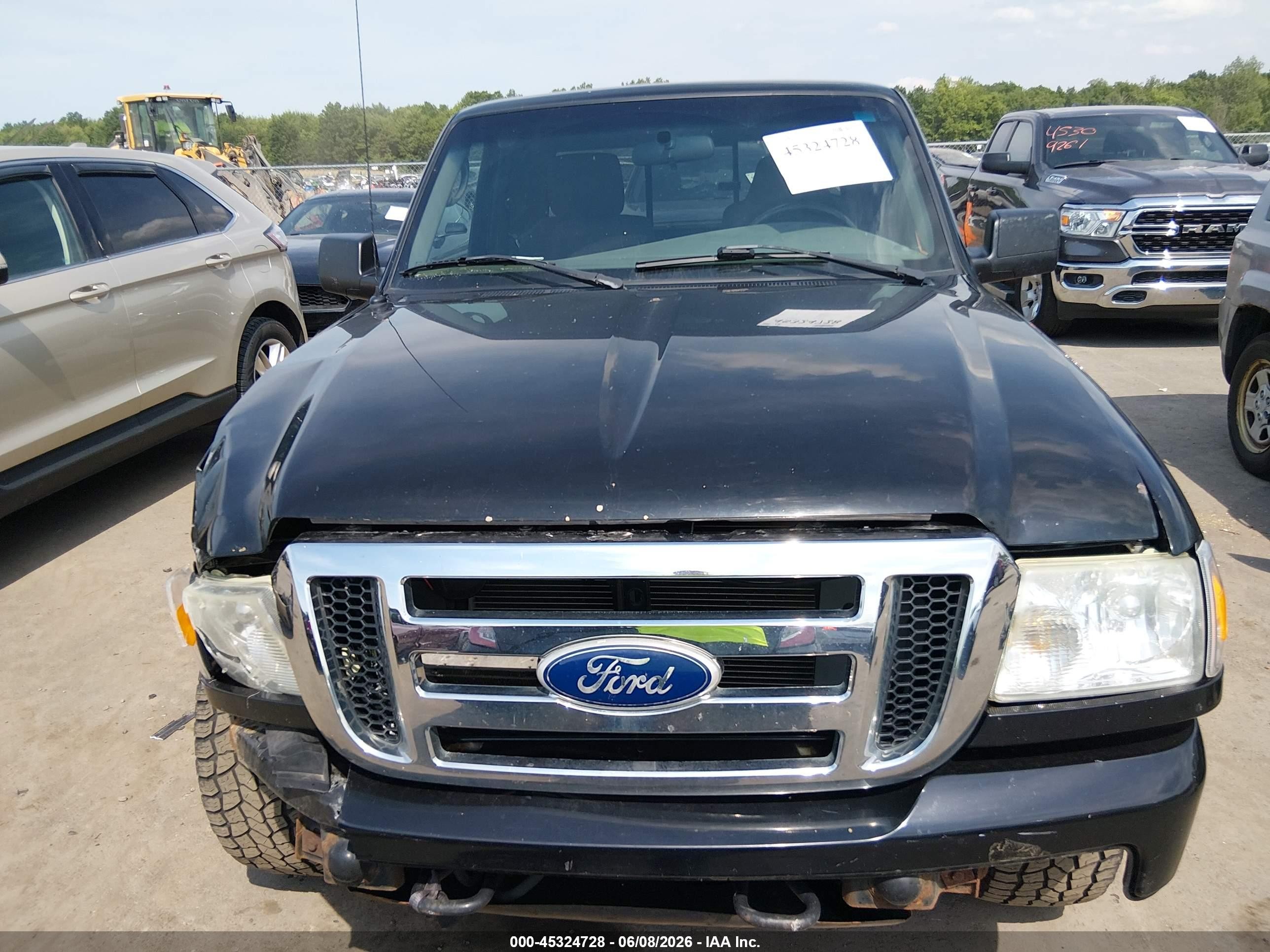 2011 Ford Ranger Xlt Black vin: 1FTLR4FE5BPA13723