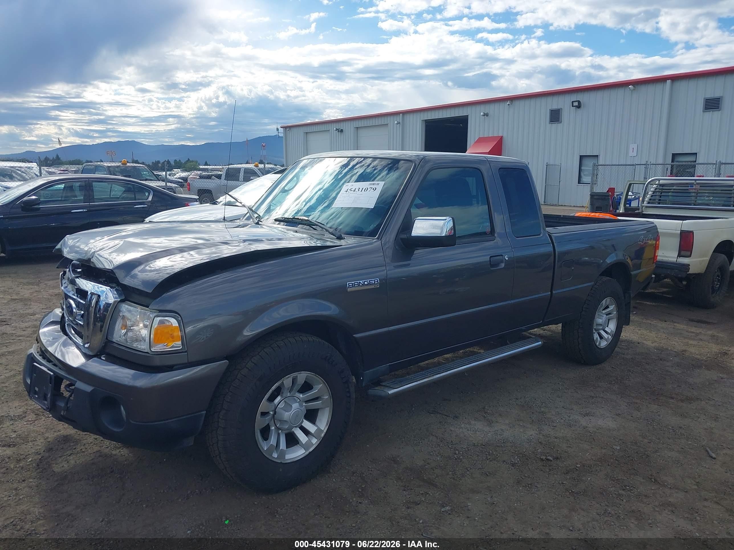 2011 Ford Ranger Sport/xlt Gray vin: 1FTLR4FE5BPA38136