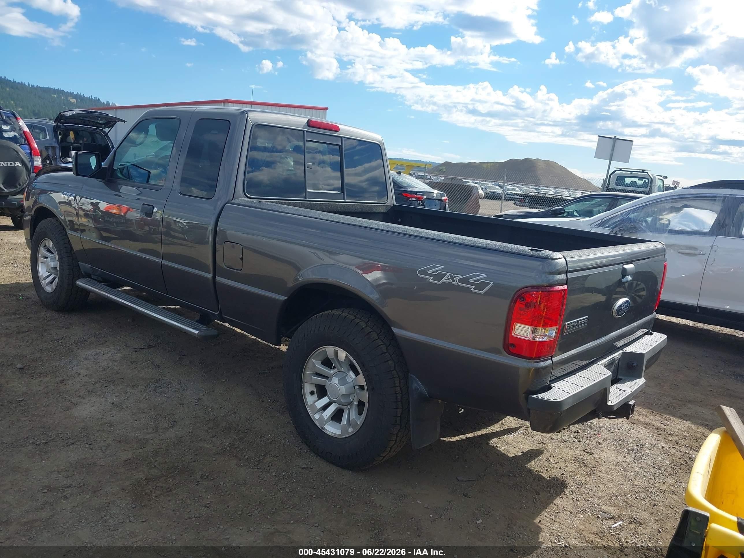 2011 Ford Ranger Sport/xlt Gray vin: 1FTLR4FE5BPA38136