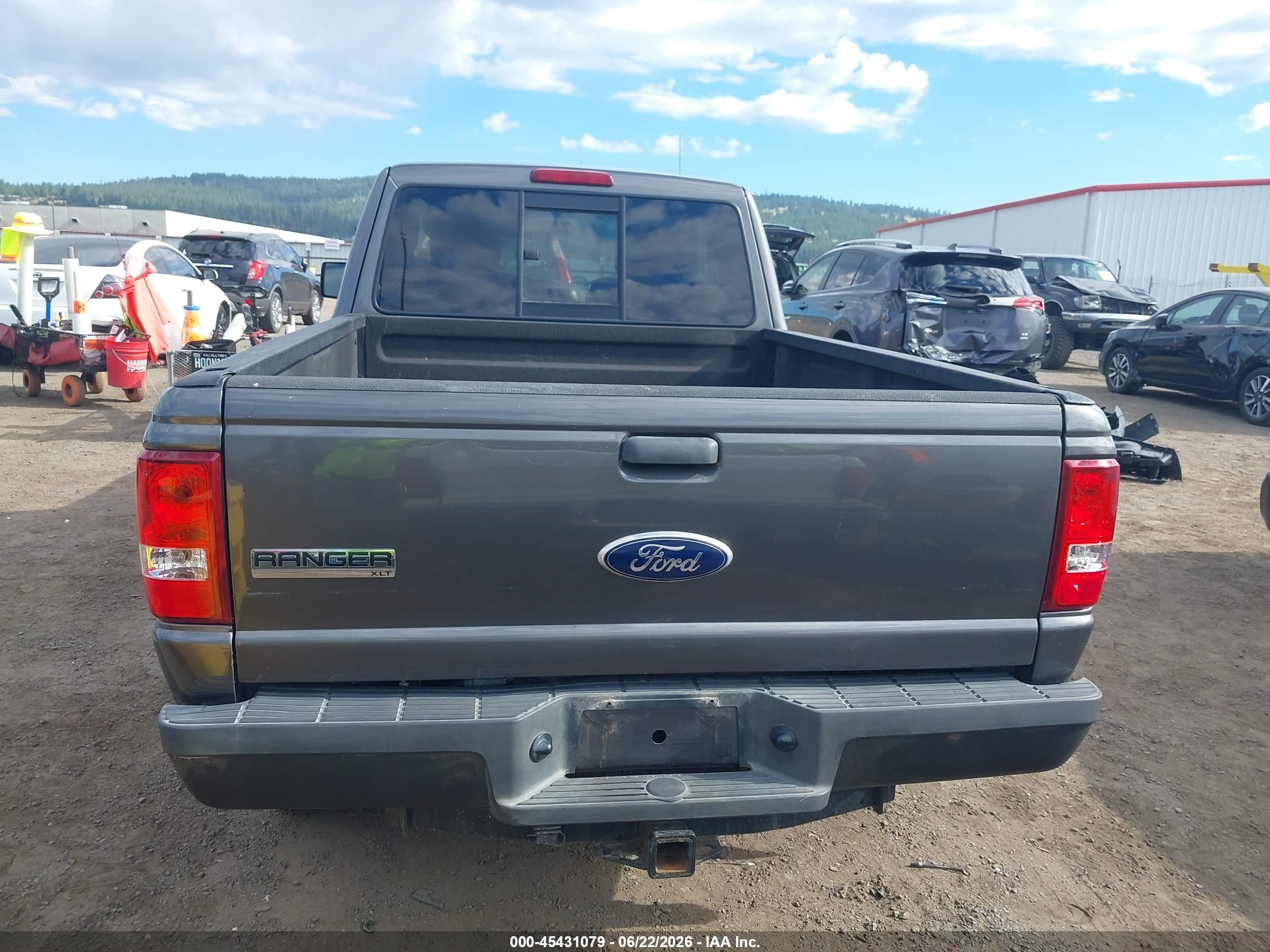 2011 Ford Ranger Sport/xlt Gray vin: 1FTLR4FE5BPA38136
