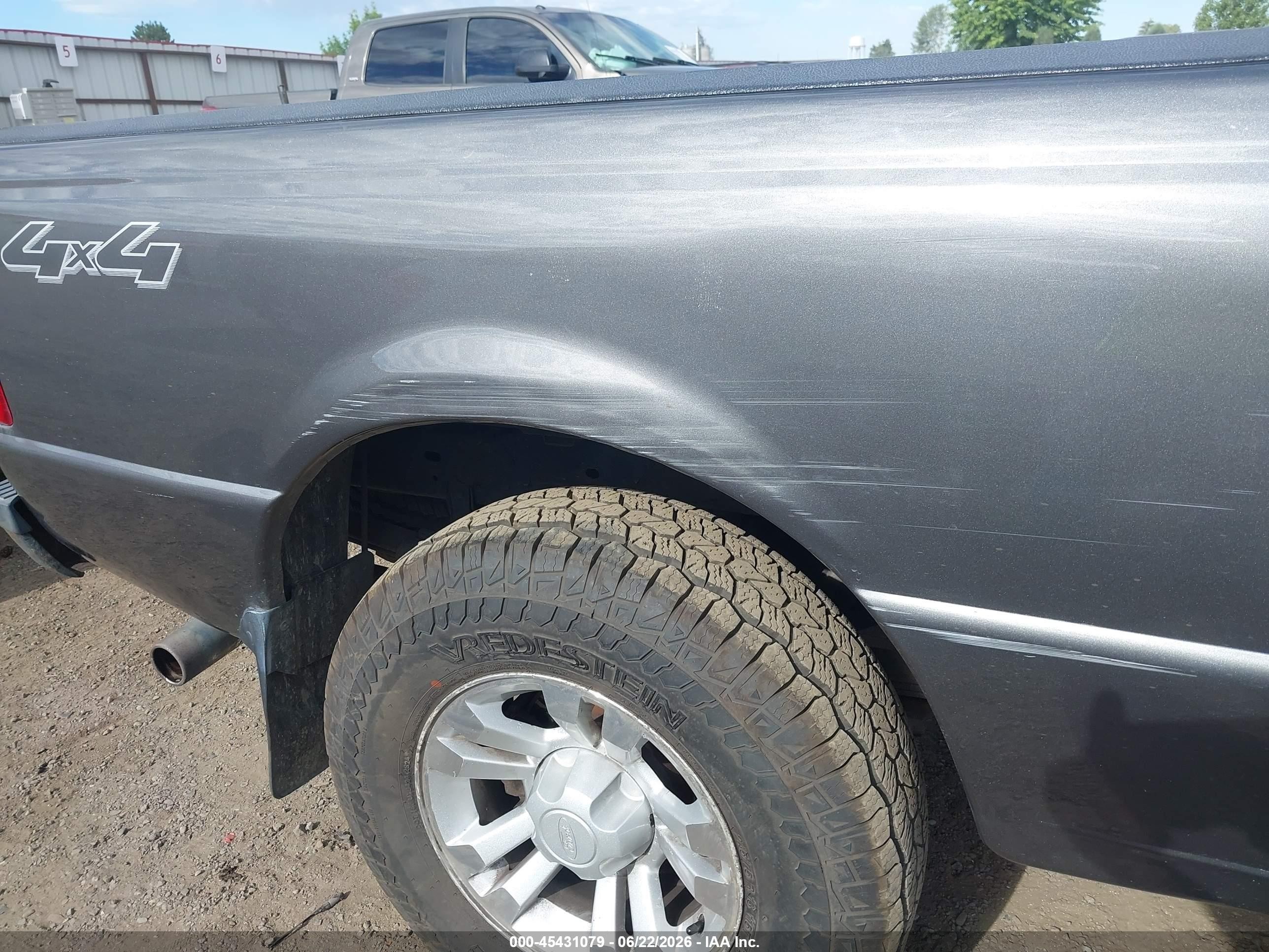 2011 Ford Ranger Sport/xlt Gray vin: 1FTLR4FE5BPA38136