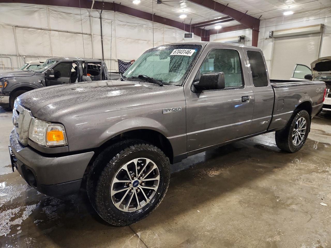 2011 Ford Ranger Super Cab Gray vin: 1FTLR4FE5BPA99776