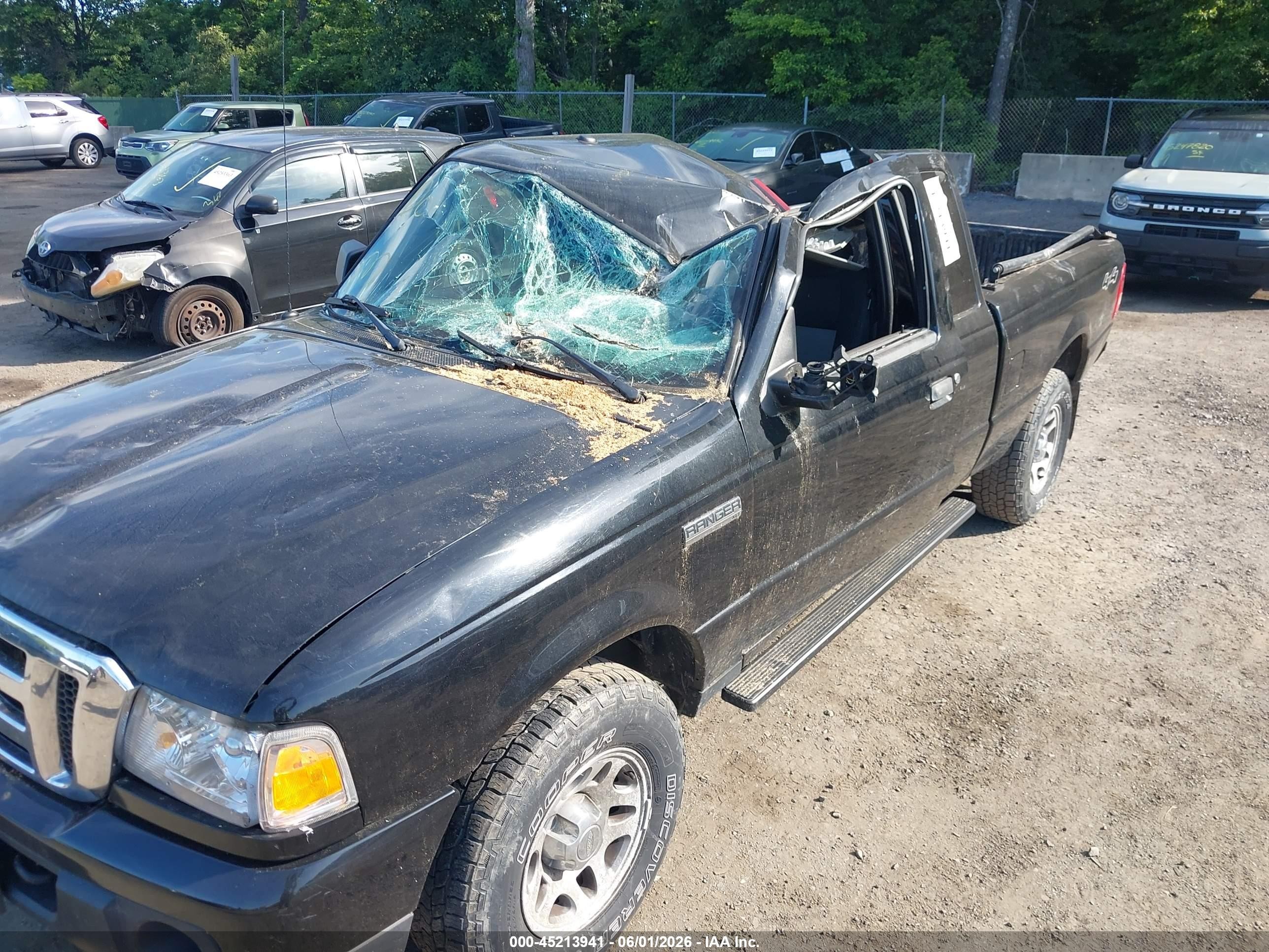 2011 Ford Ranger Xlt Black vin: 1FTLR4FE5BPB04054