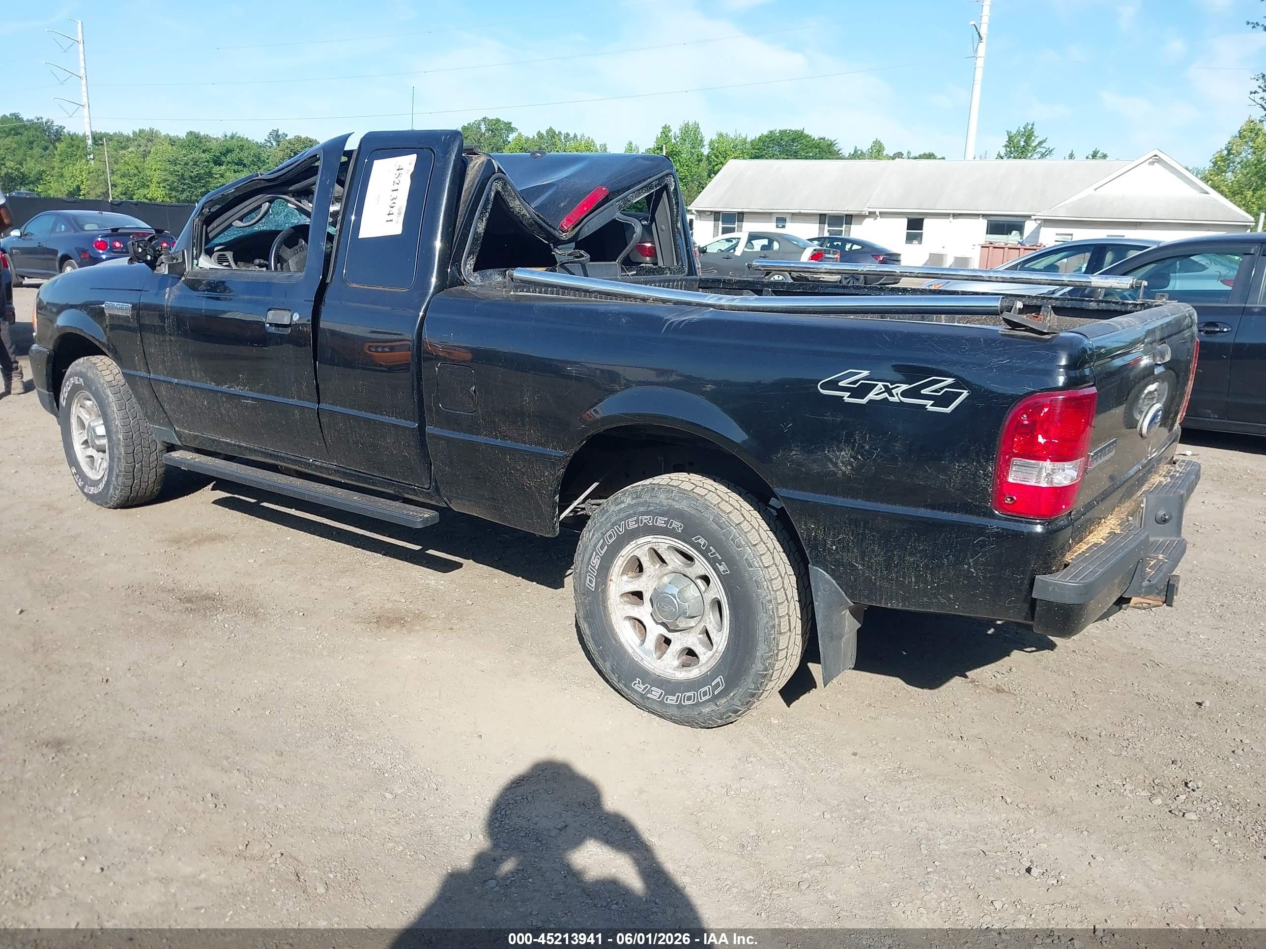 2011 Ford Ranger Xlt Black vin: 1FTLR4FE5BPB04054