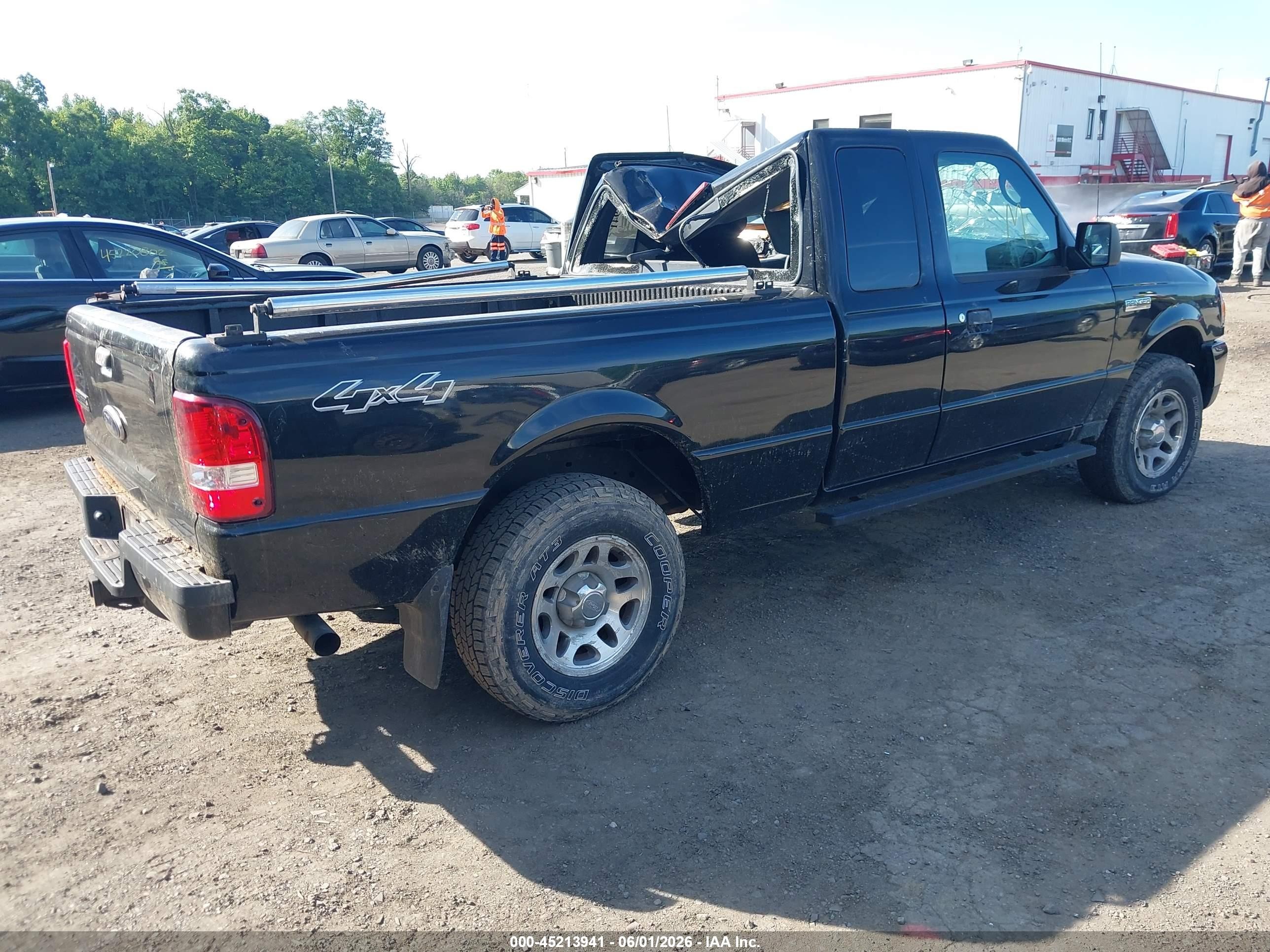 2011 Ford Ranger Xlt Black vin: 1FTLR4FE5BPB04054