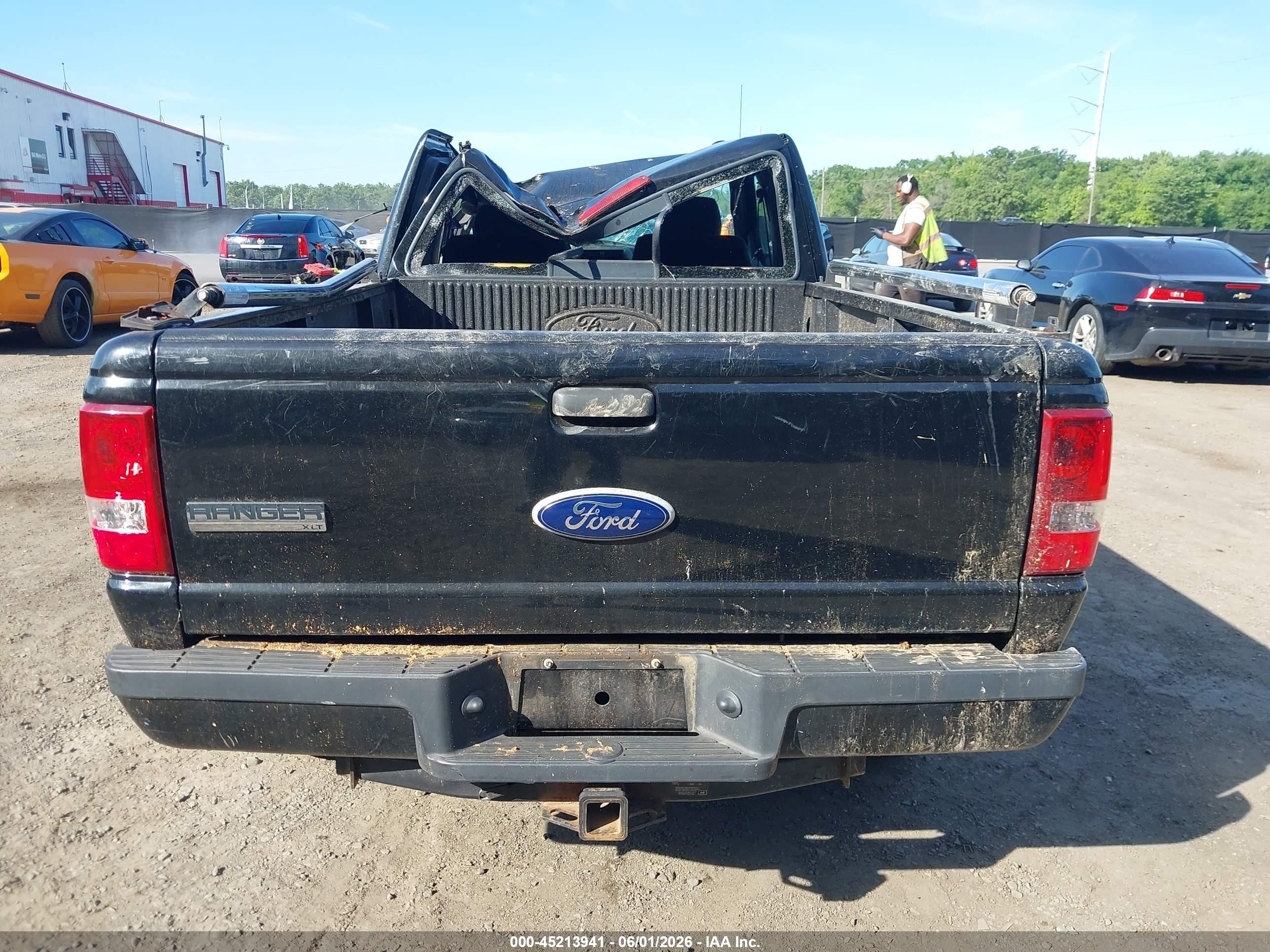 2011 Ford Ranger Xlt Black vin: 1FTLR4FE5BPB04054