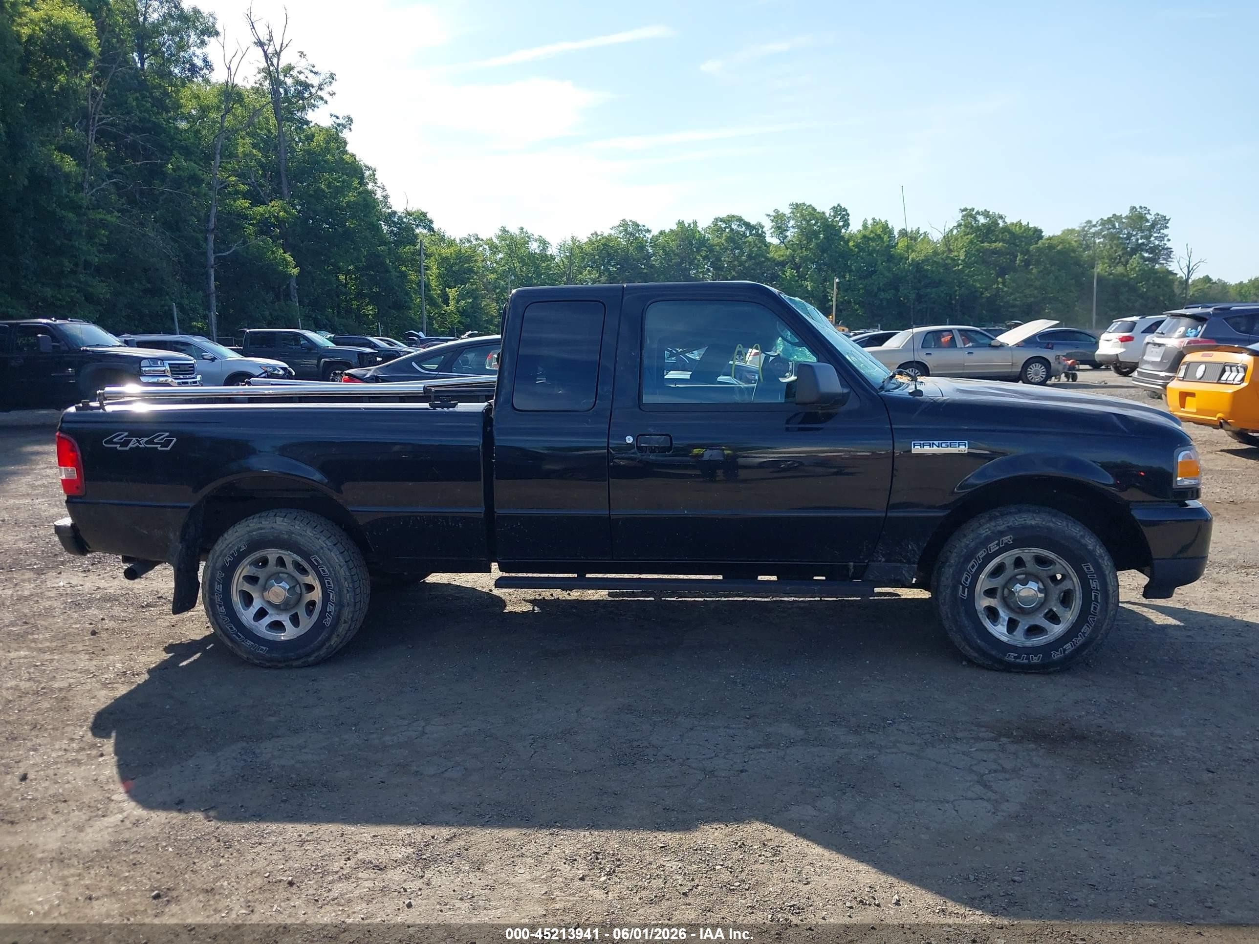 2011 Ford Ranger Xlt Black vin: 1FTLR4FE5BPB04054
