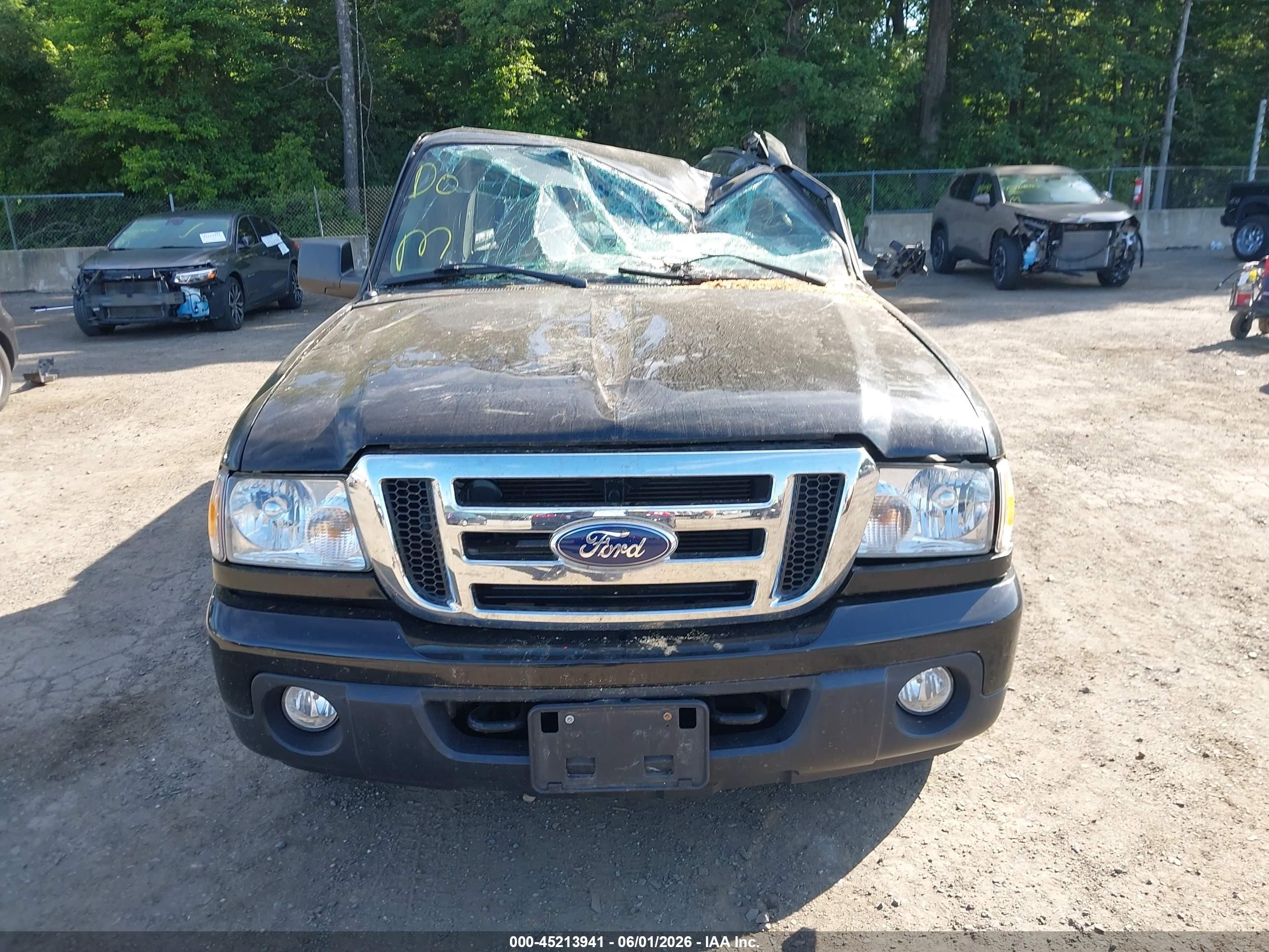 2011 Ford Ranger Xlt Black vin: 1FTLR4FE5BPB04054