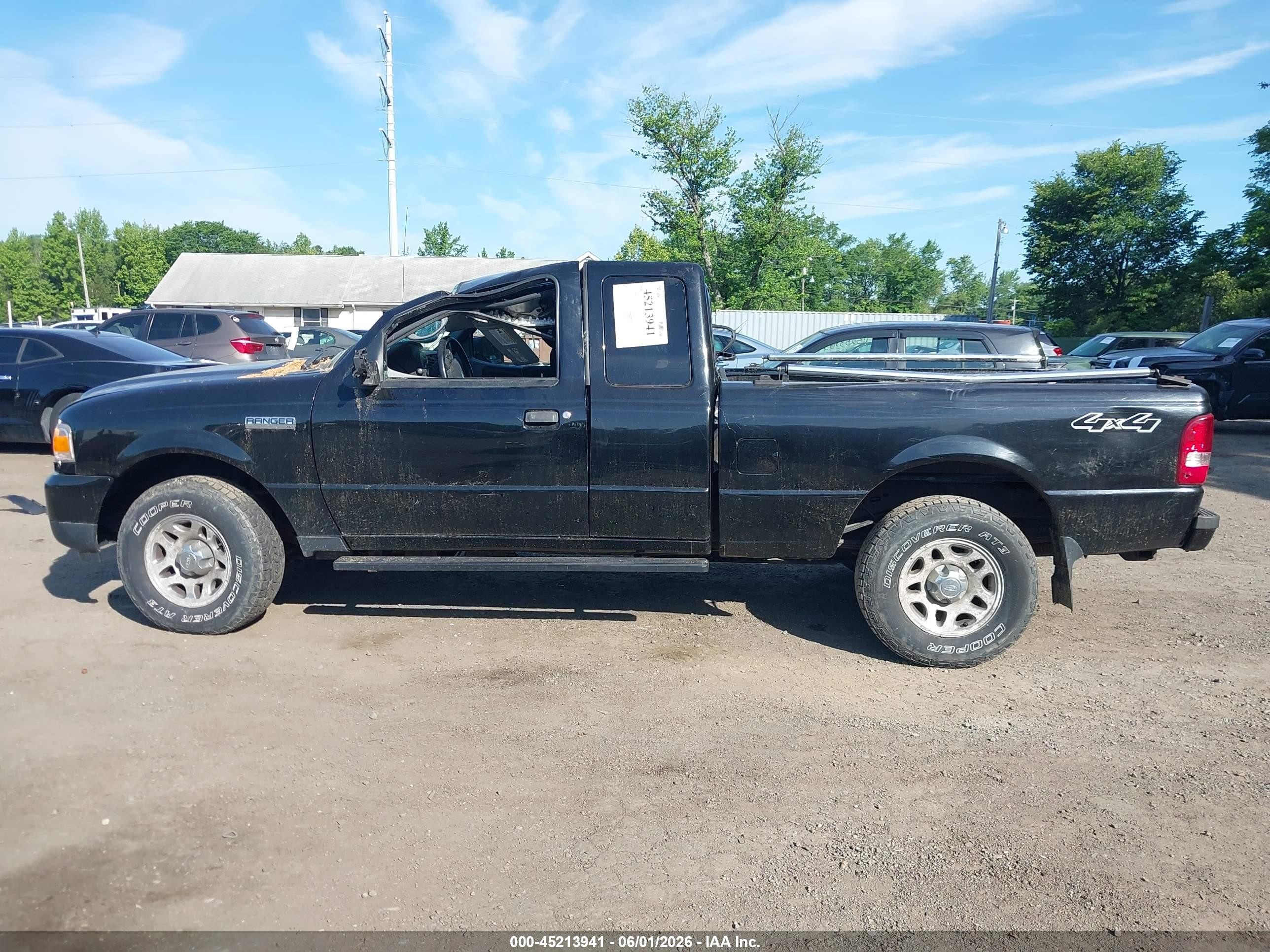 2011 Ford Ranger Xlt Black vin: 1FTLR4FE5BPB04054