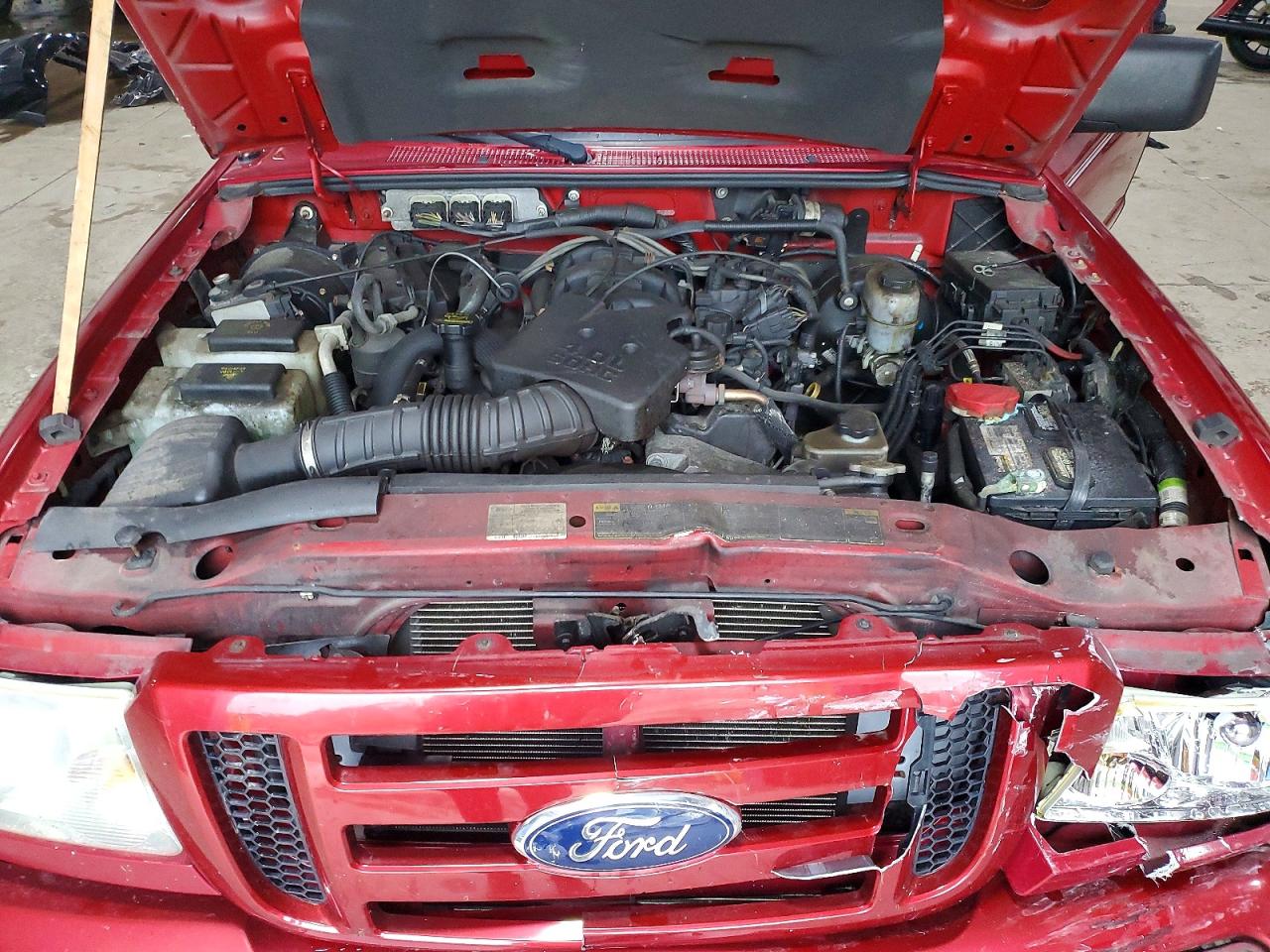2010 Ford Ranger Super Cab Красный vin: 1FTLR4FE6APA03135