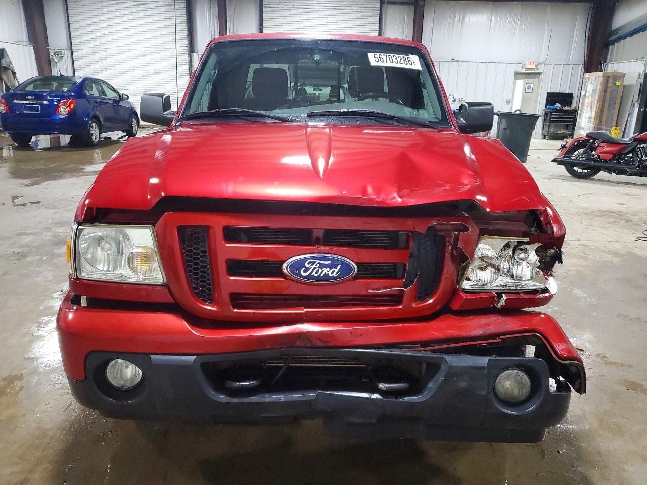 2010 Ford Ranger Super Cab Красный vin: 1FTLR4FE6APA03135