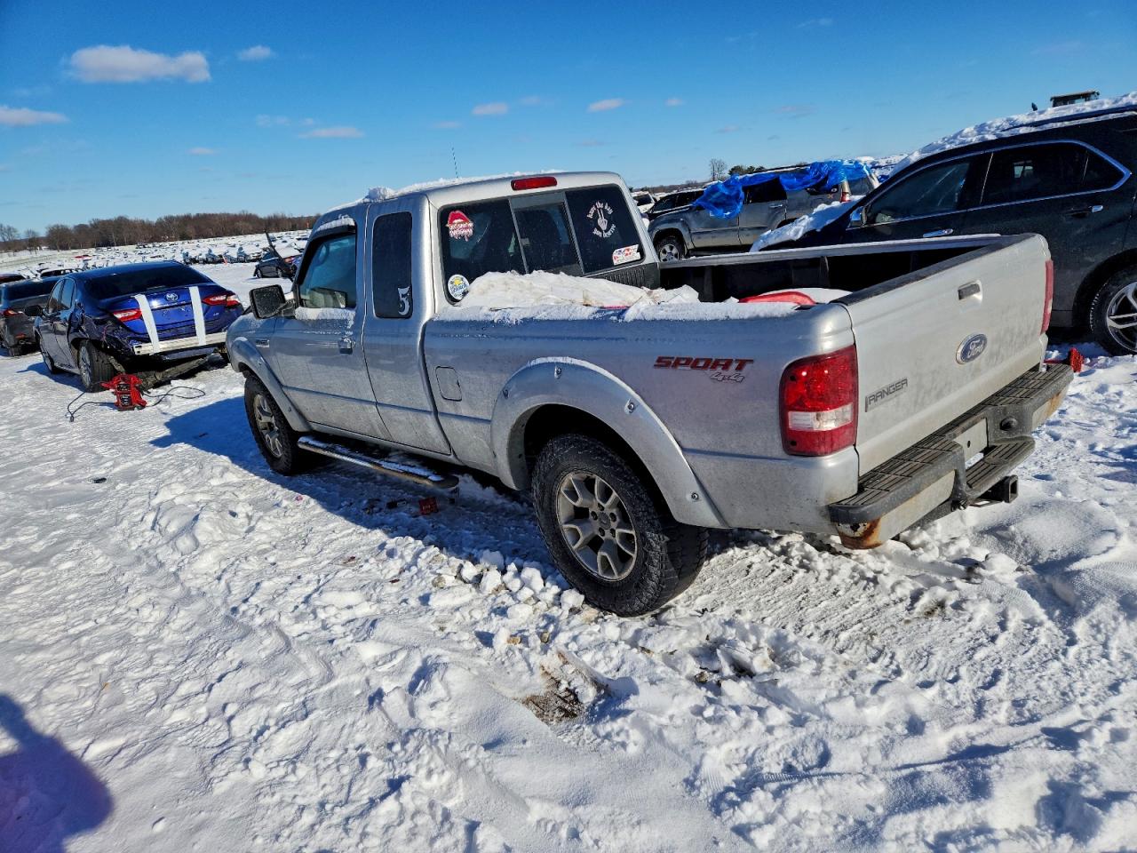 2010 Ford Ranger Super Cab Gray vin: 1FTLR4FE6APA70883