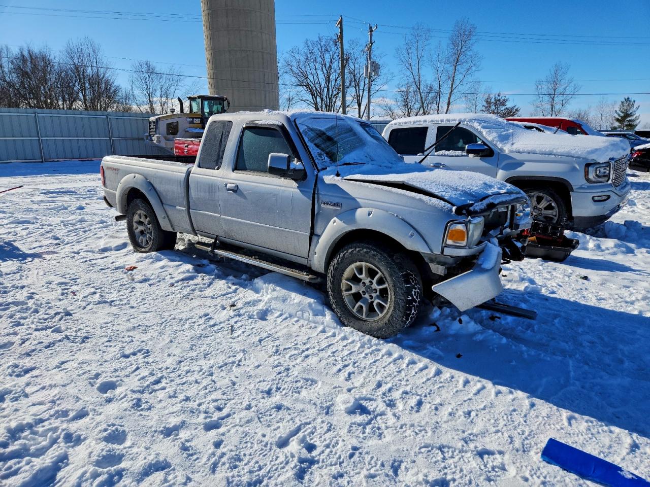 2010 Ford Ranger Super Cab Gray vin: 1FTLR4FE6APA70883