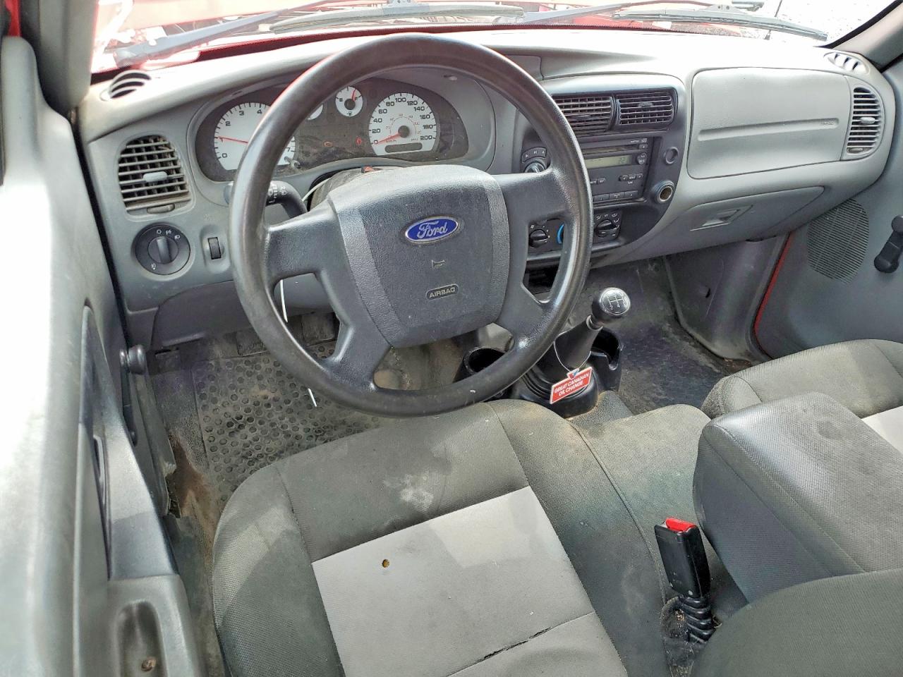 2010 Ford Ranger Super Cab Red vin: 1FTLR4FE6APA72942